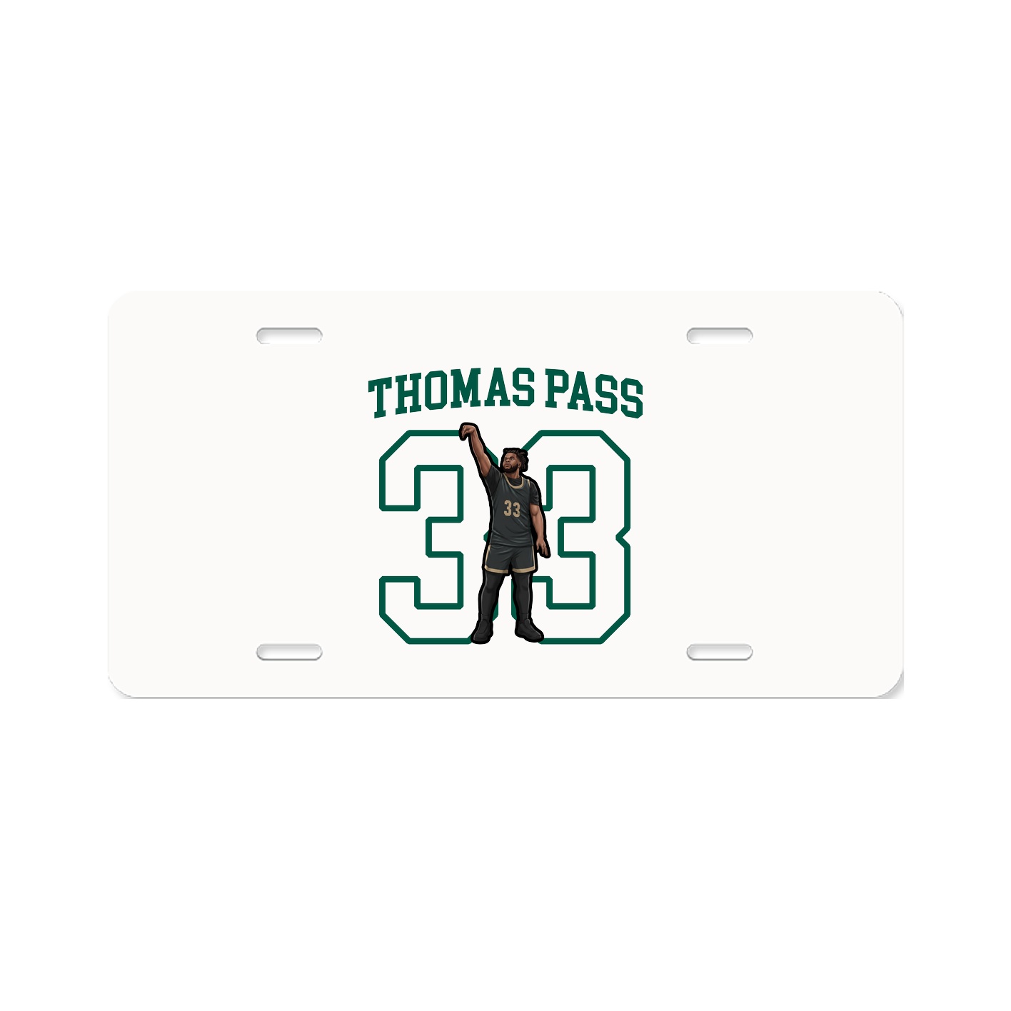 License Plate — Shirsey in Classic