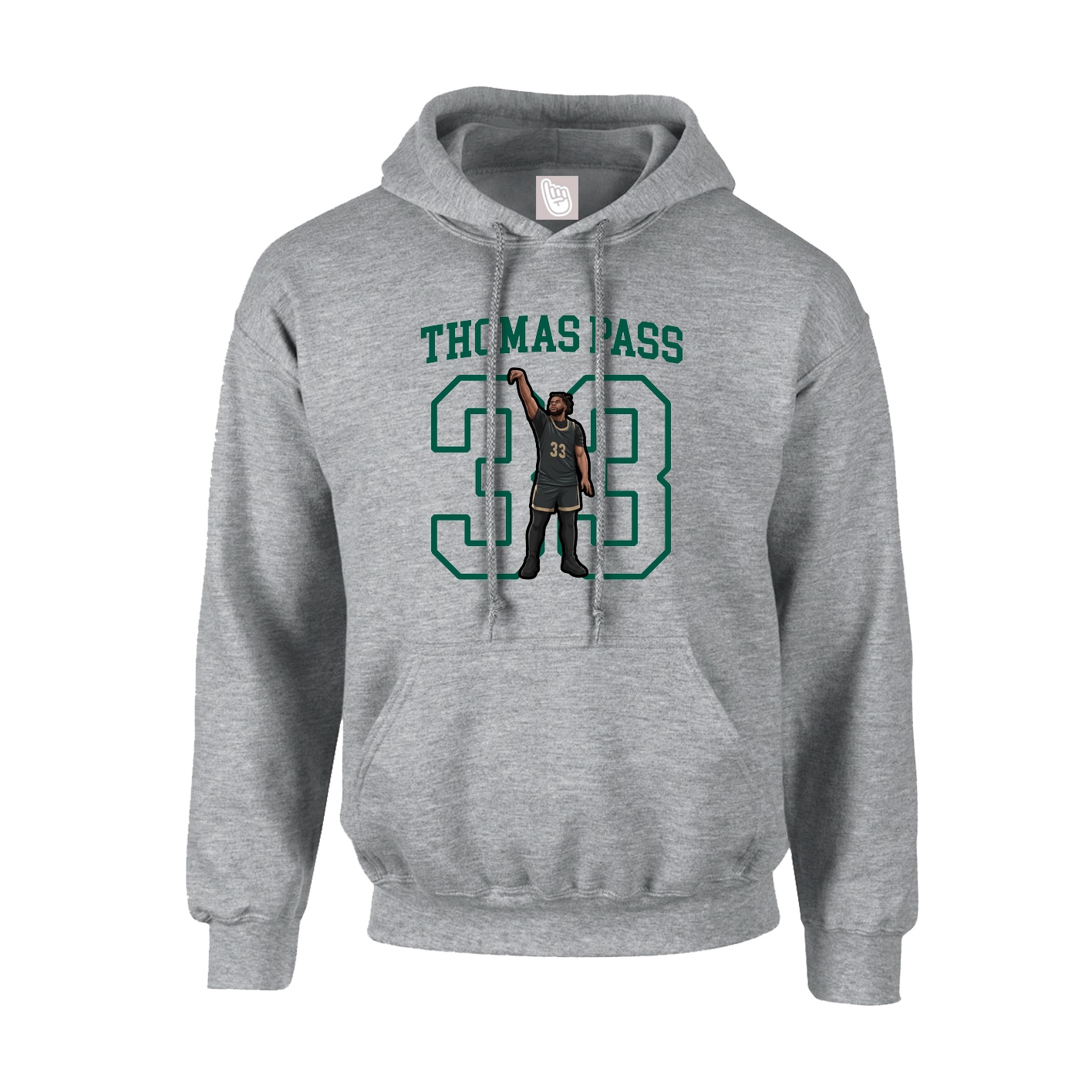 Hoodie — Shirsey in Grey