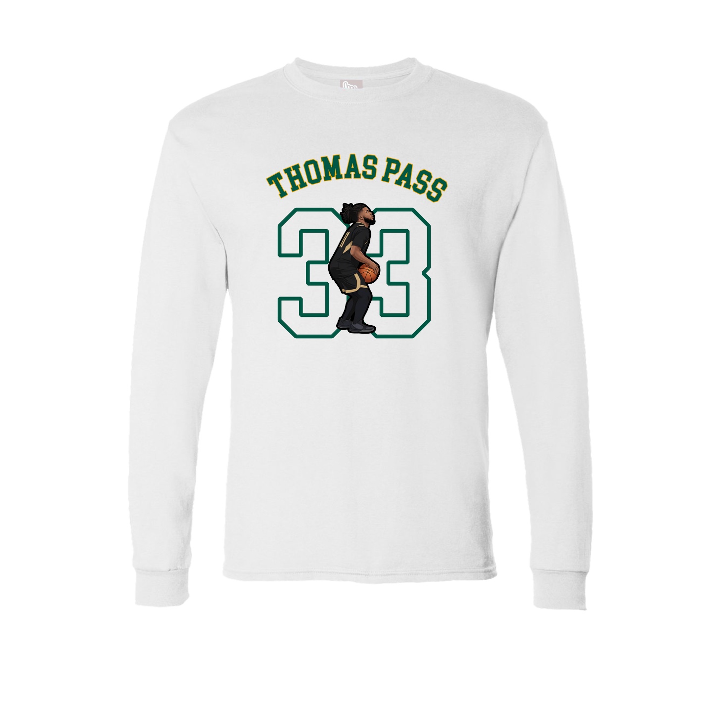 Long Sleeve Tee — Shirsey Arch in White