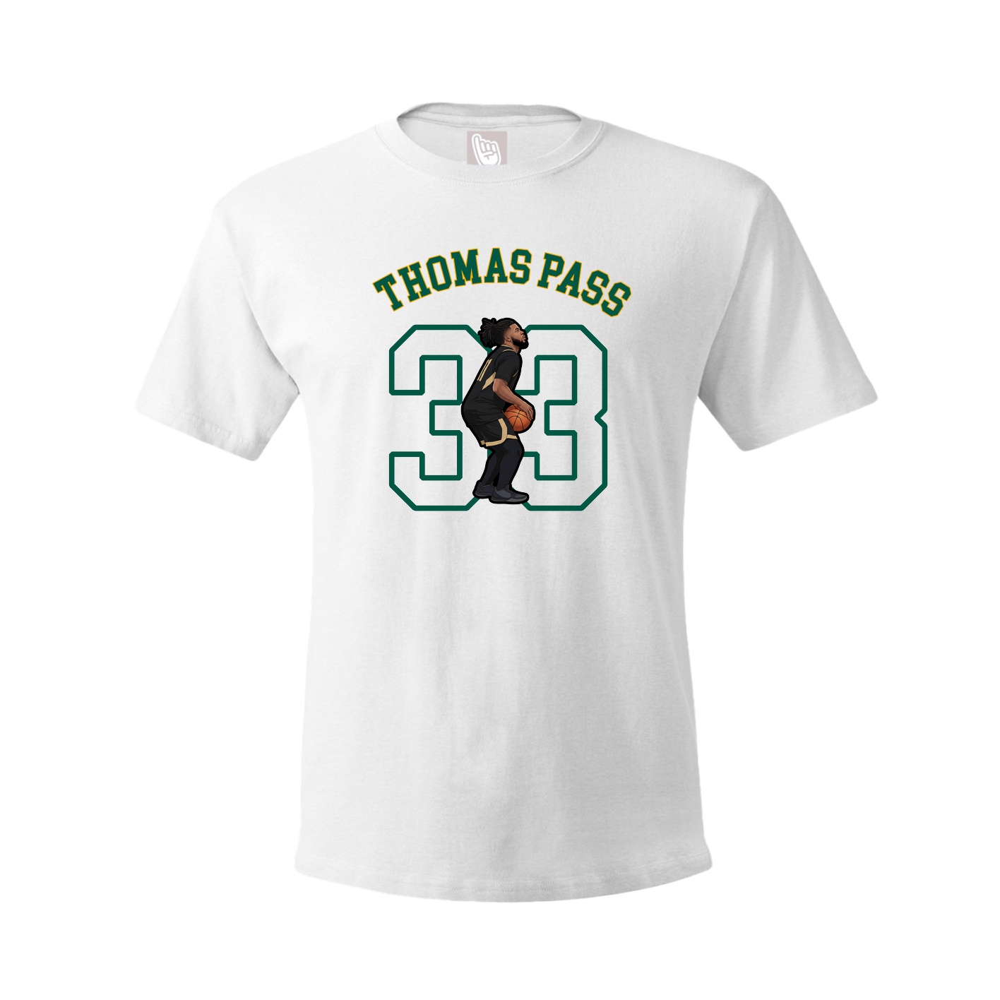 Youth Tee — Shirsey Arch in White