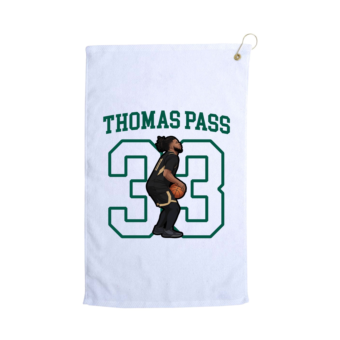 Golf Towel — Shirsey in White
