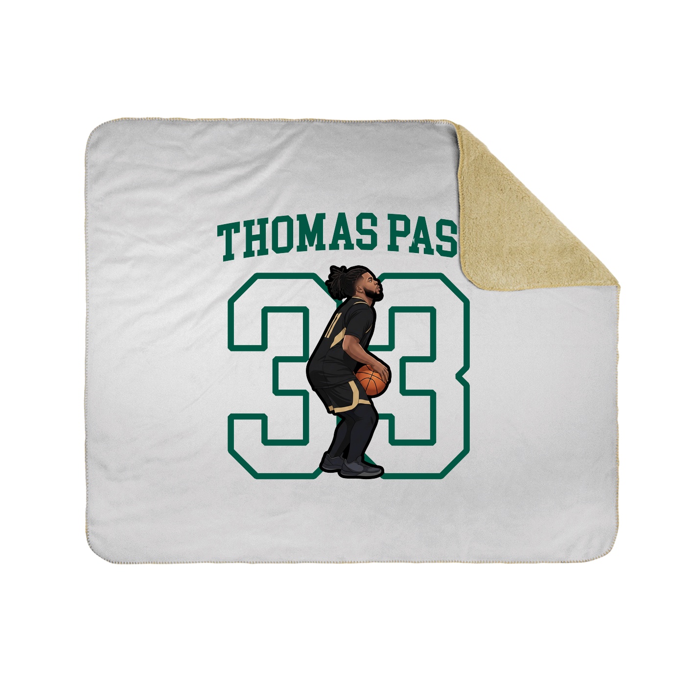 50x60 Sherpa Lined Throw Blanket