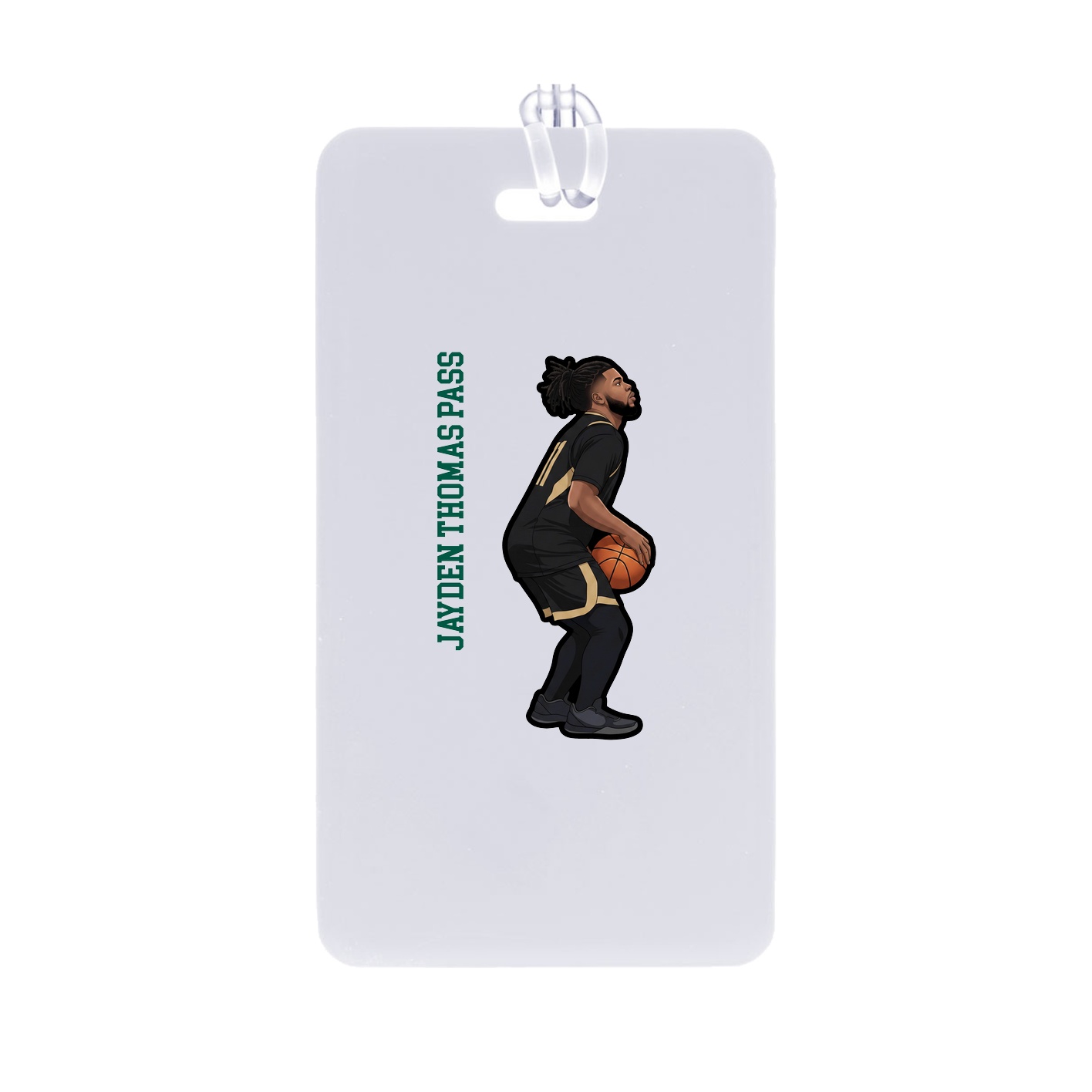 Bag Tag — Name Vertical in Classic