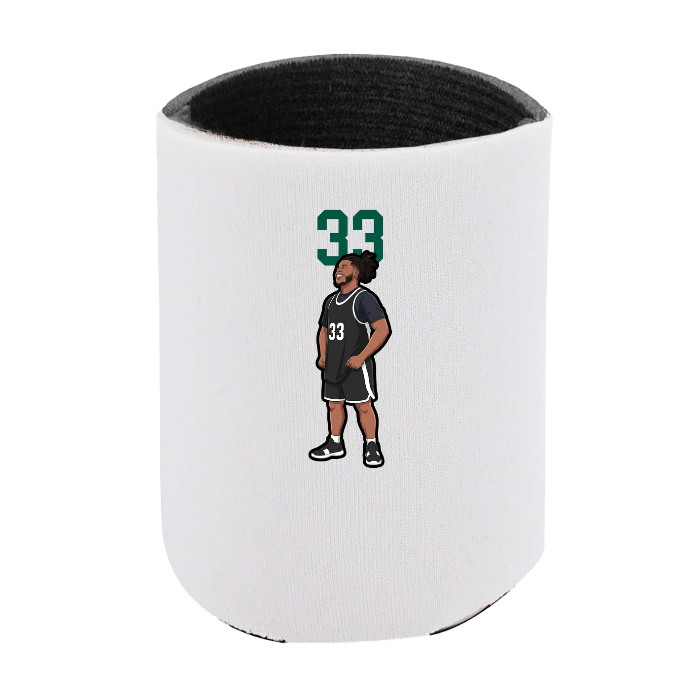 Can Holder — Number Top in White