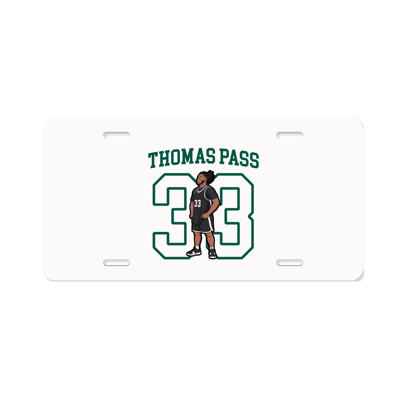 License Plate — Shirsey in Classic