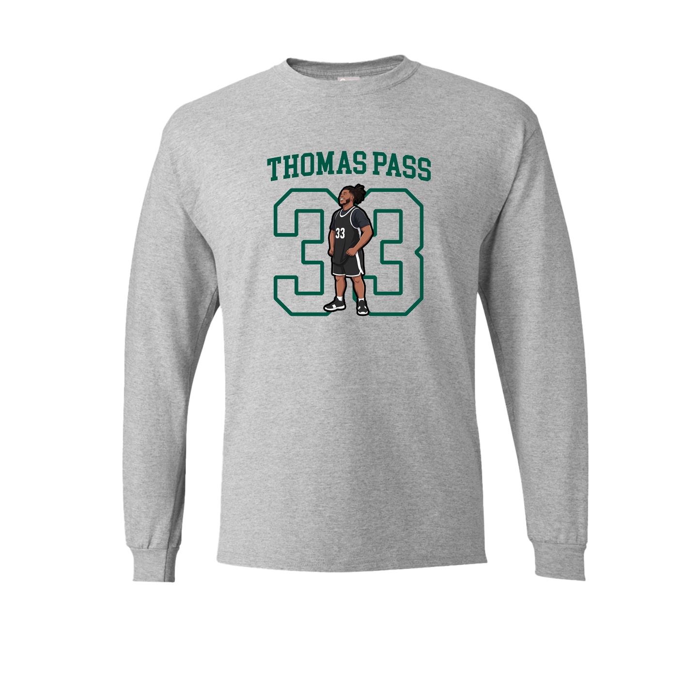 Long Sleeve Tee — Shirsey in Grey