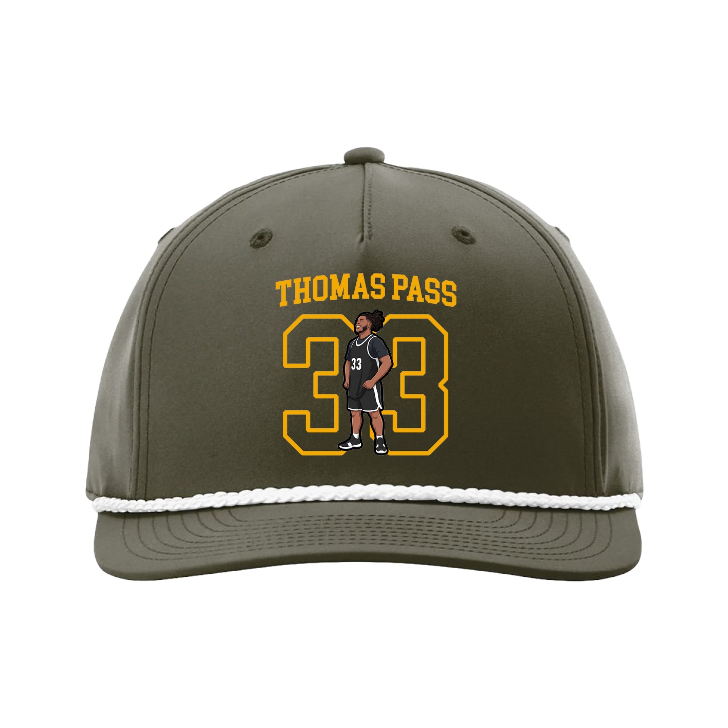 Five-Panel Classic Rope Cap — Shirsey in Green