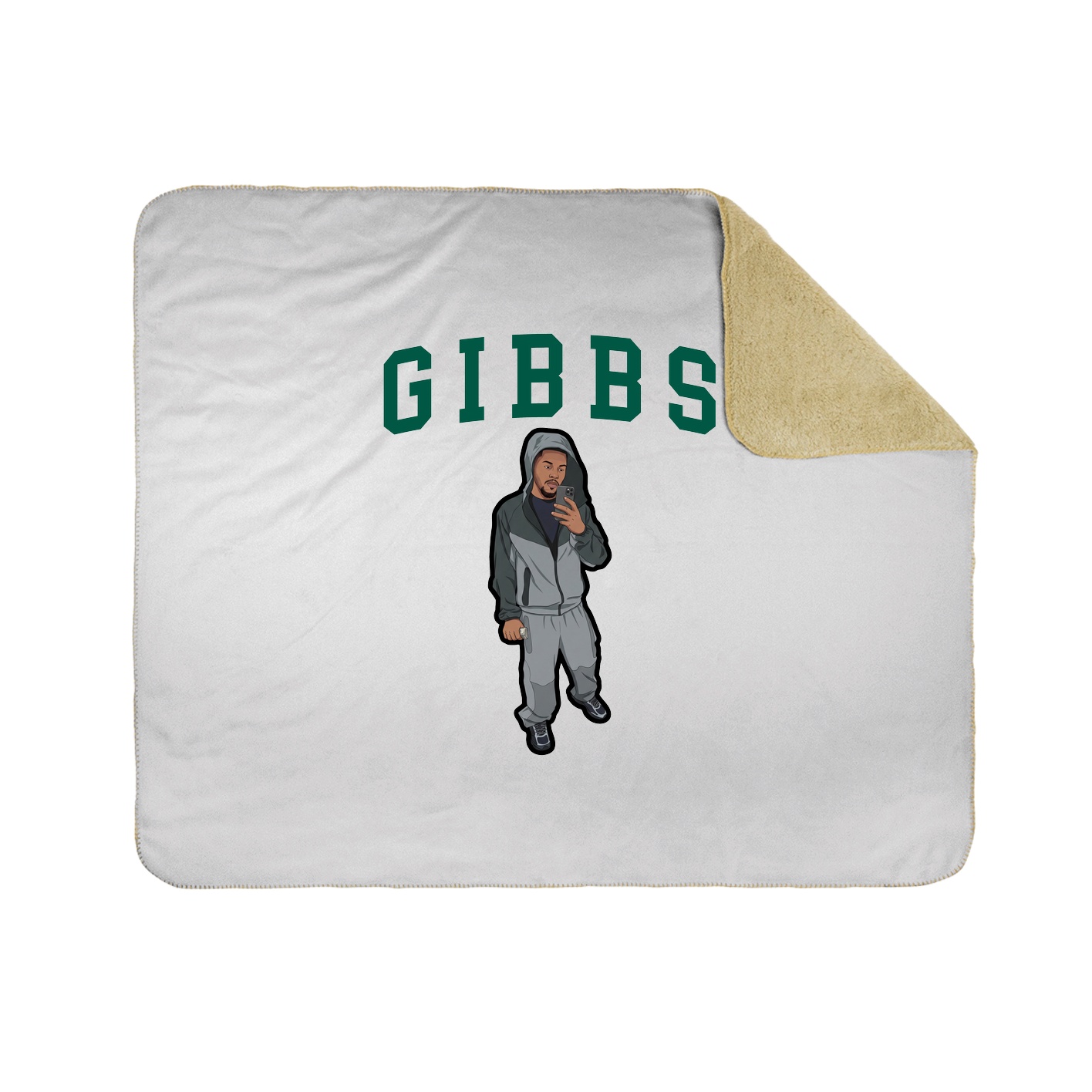 Throw Blanket — Shirsey in White
