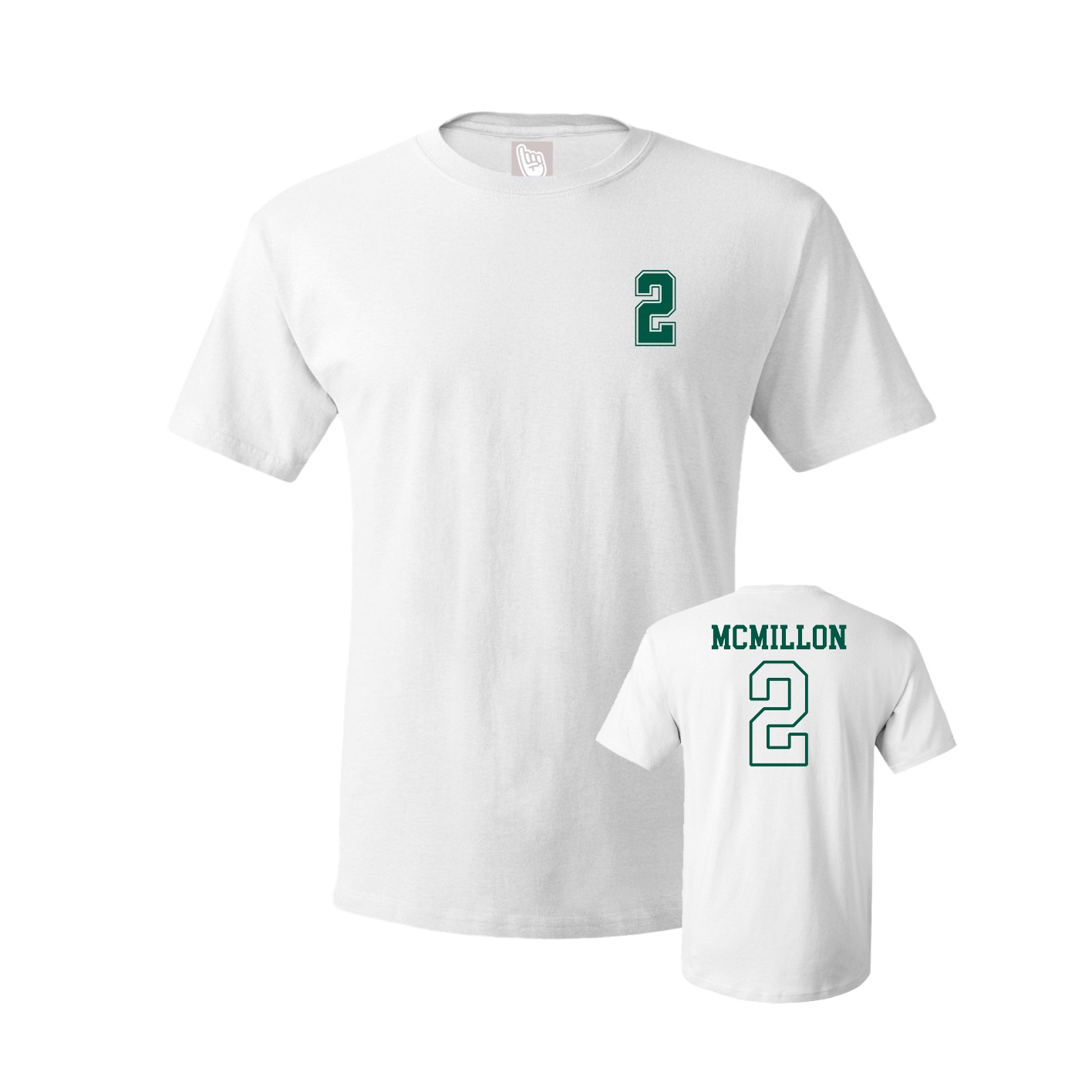 Tee — Chest Back in White