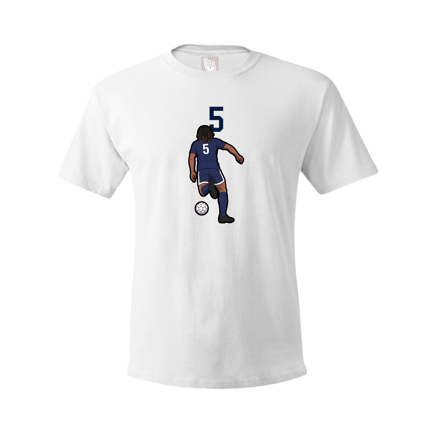 Tee — Number Top in White