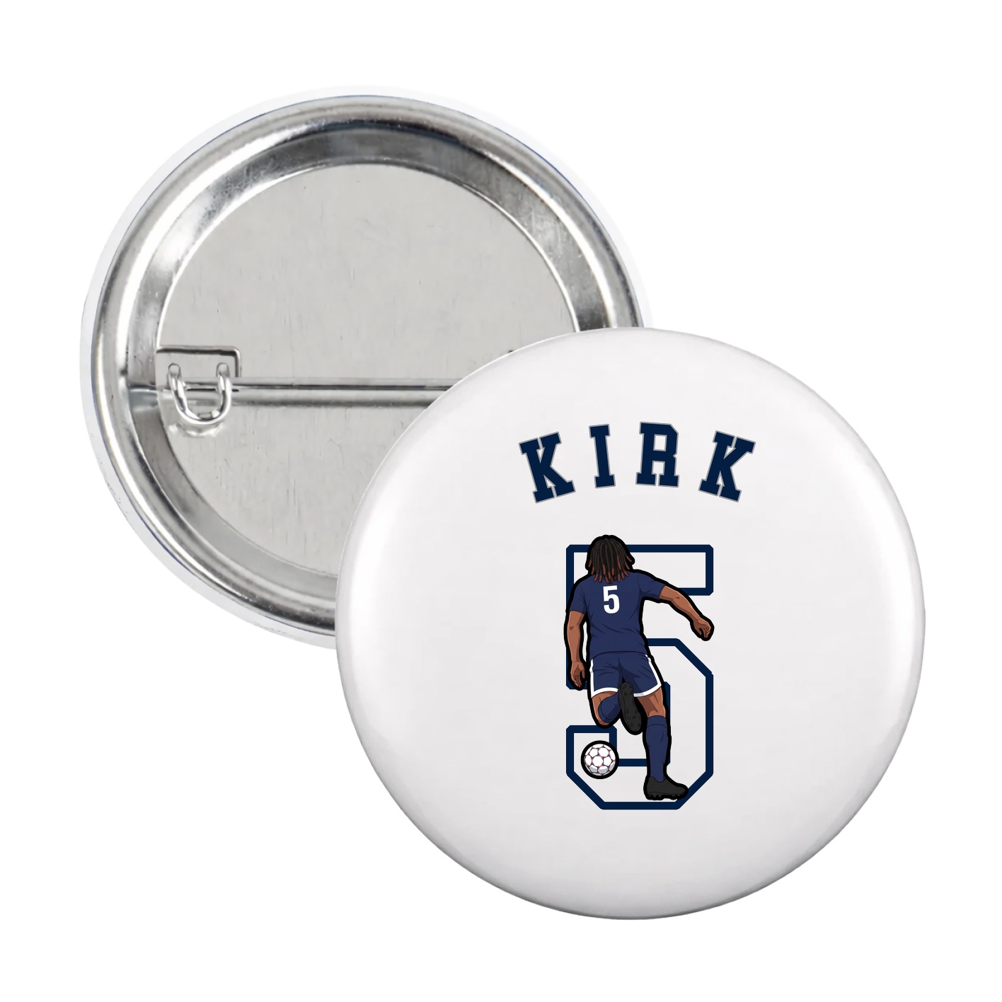 Game Day Button — Shirsey Arch in White