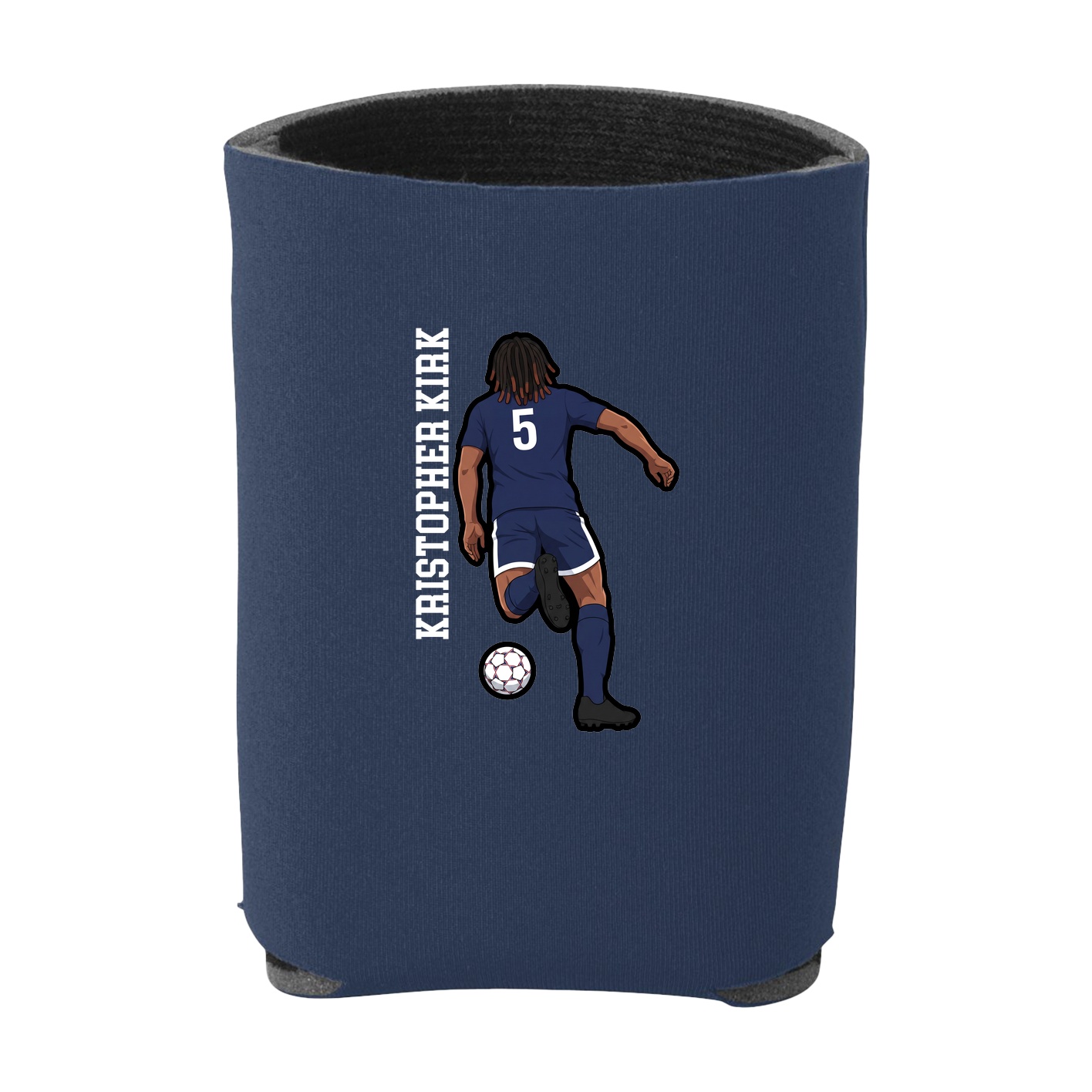 Can Holder — Name Vertical in Navy