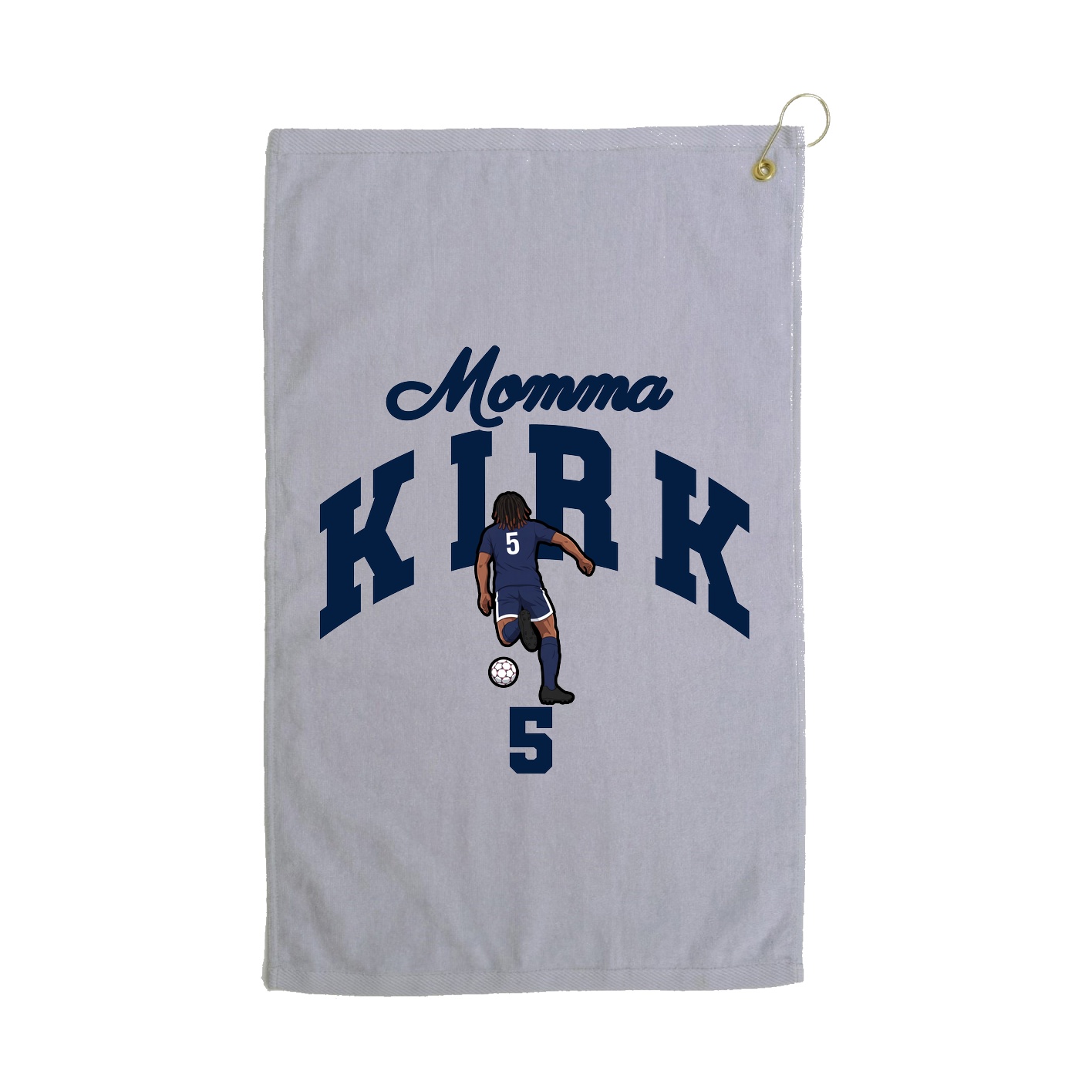 Golf Towel — Mothers Day Arch in Grey