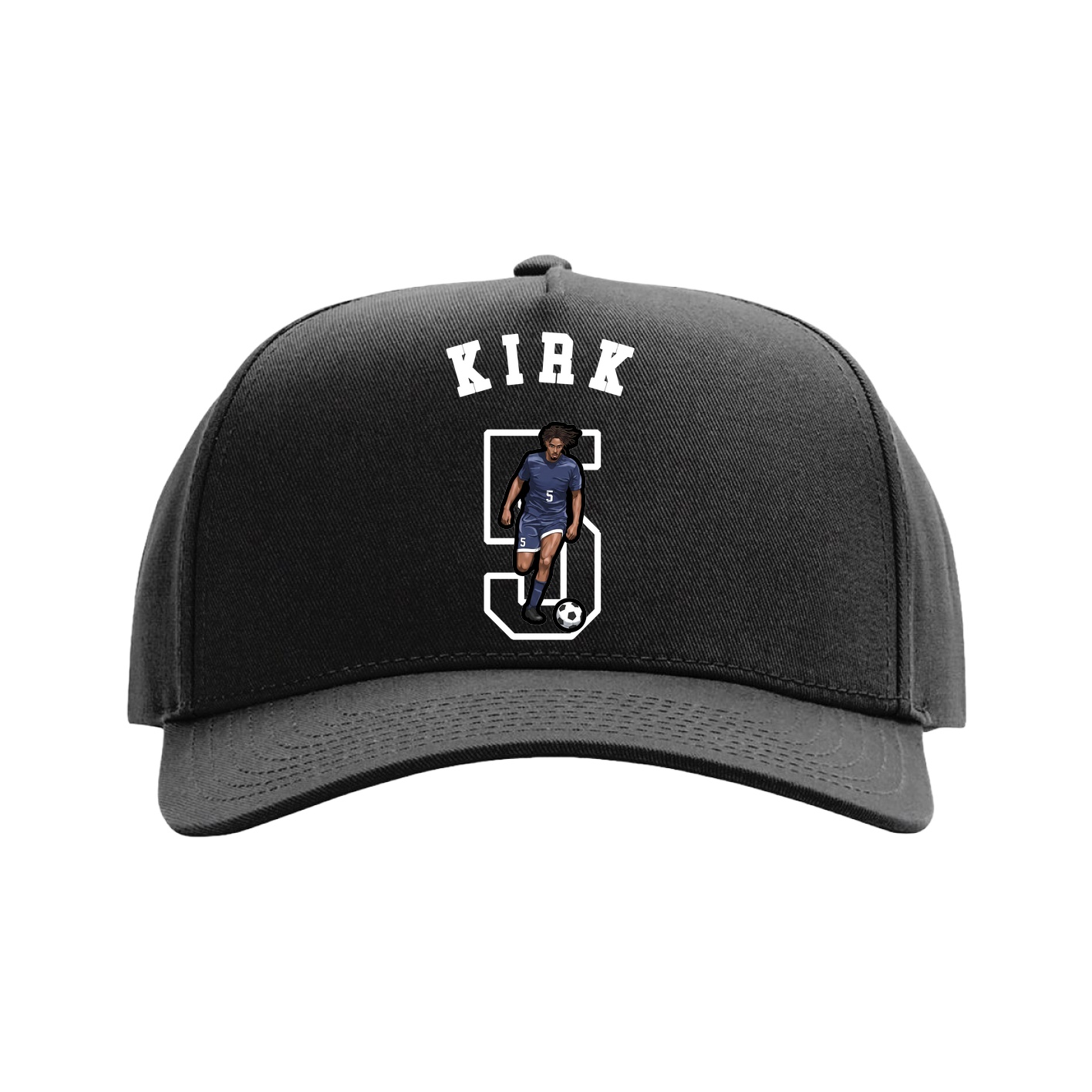 Full Fabric Five-Panel Champ Cap