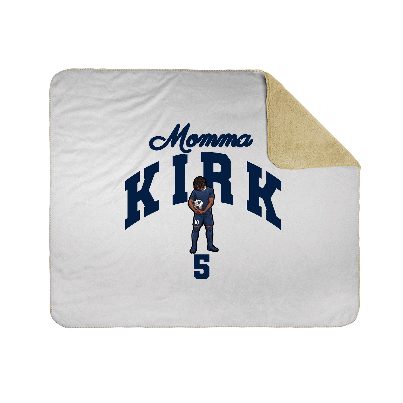 Throw Blanket — Mothers Day Arch in White