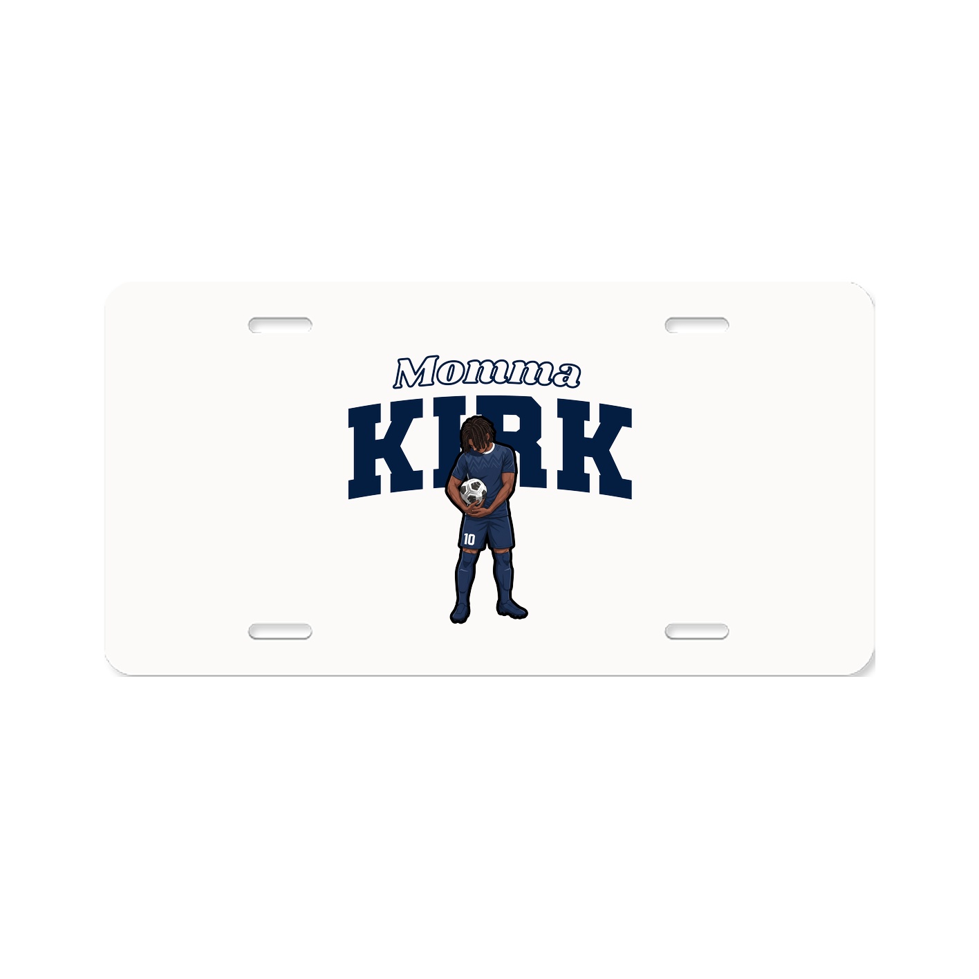 License Plate — Mothers Day Block in Classic