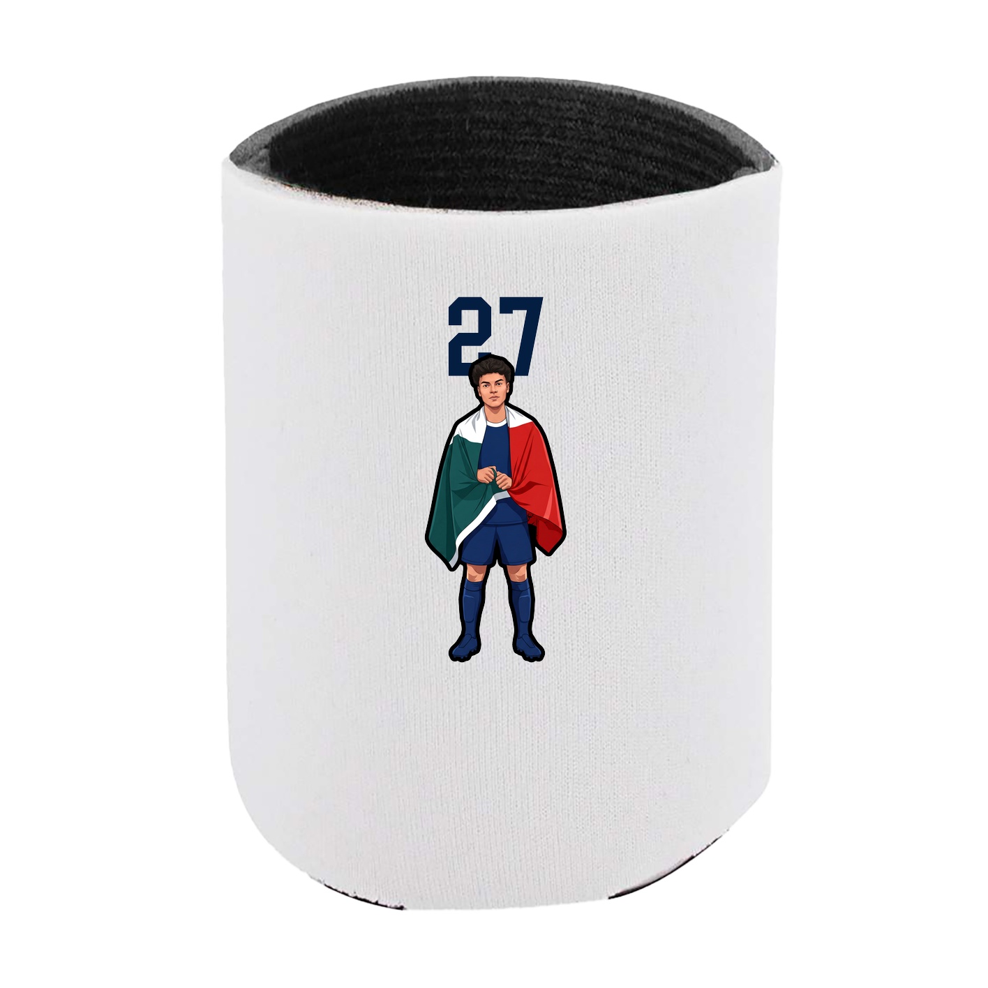 Can Holder — Number Top in White