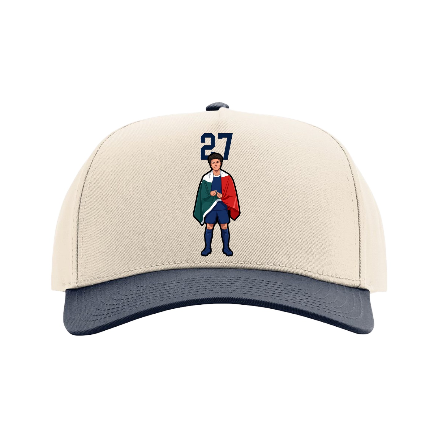 Full Fabric Five-Panel Champ Cap