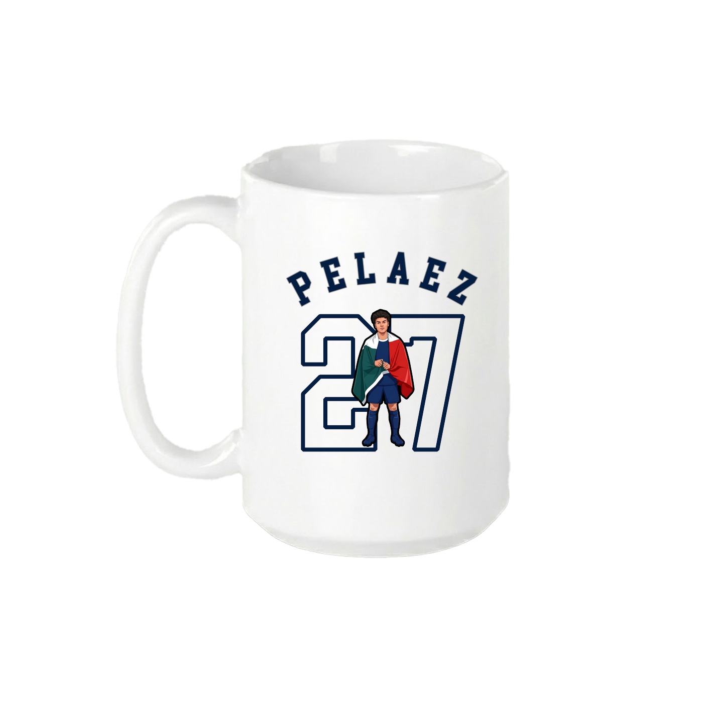 15oz Coffee Mug — Shirsey Arch in White