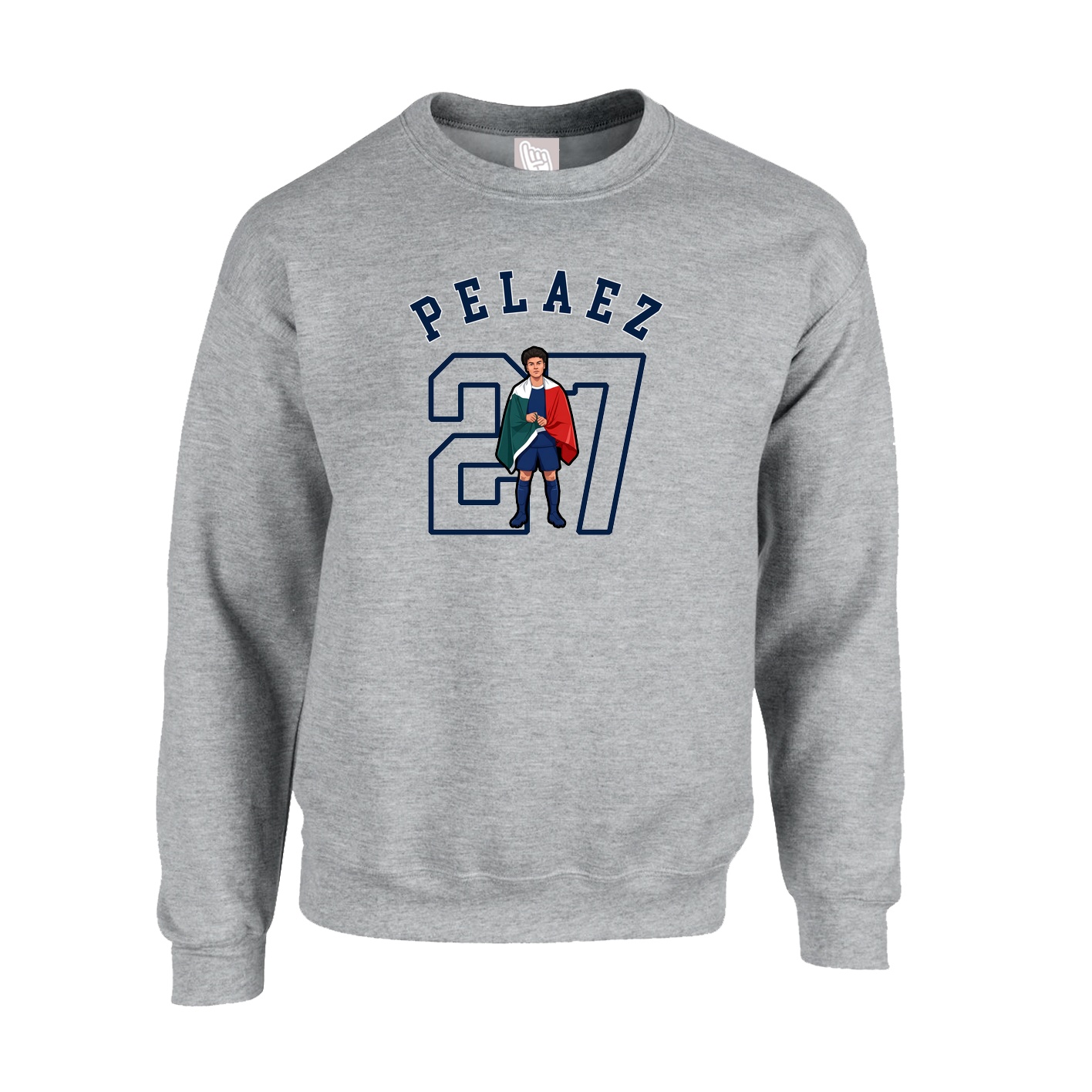 Fleece Crew — Shirsey Arch in Grey