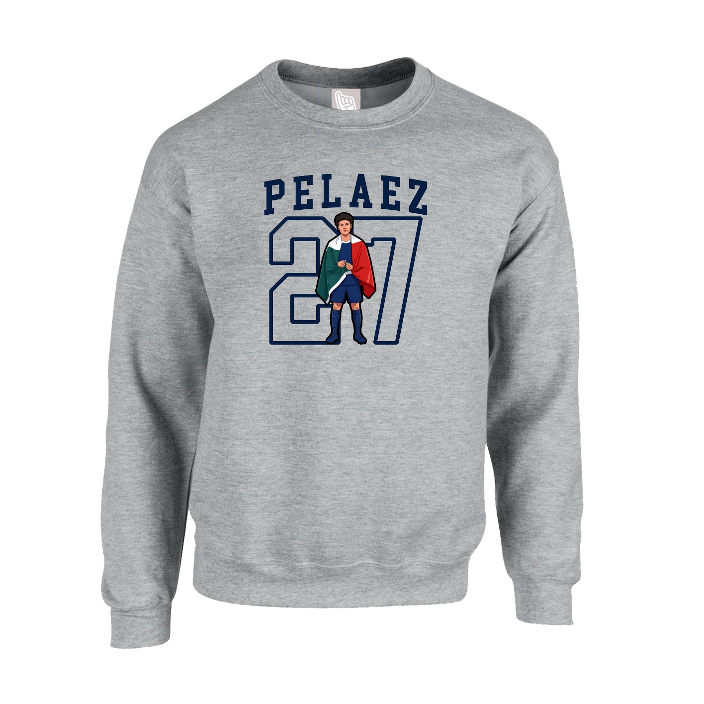 Fleece Crew — Shirsey in Grey