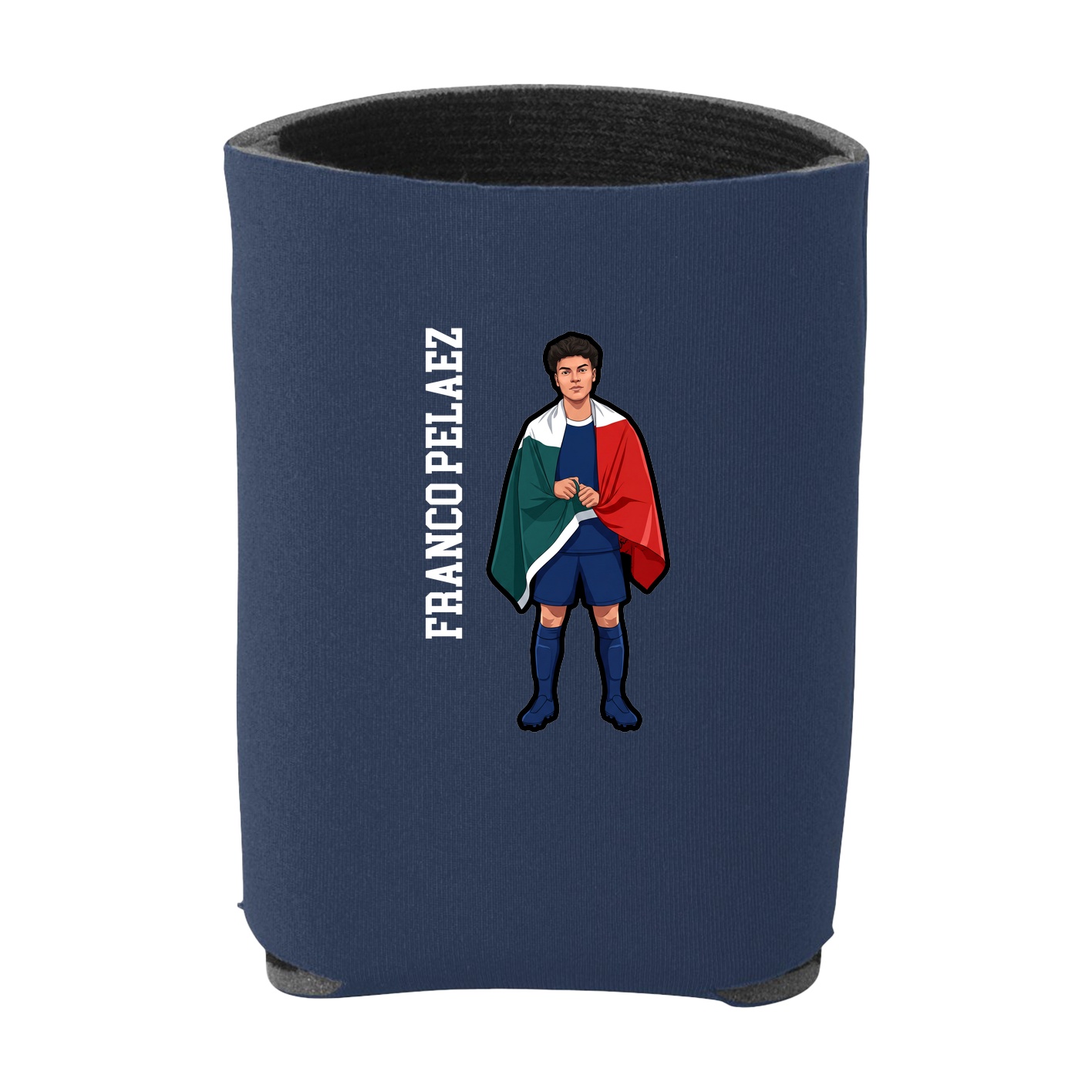 Can Holder — Name Vertical in Navy