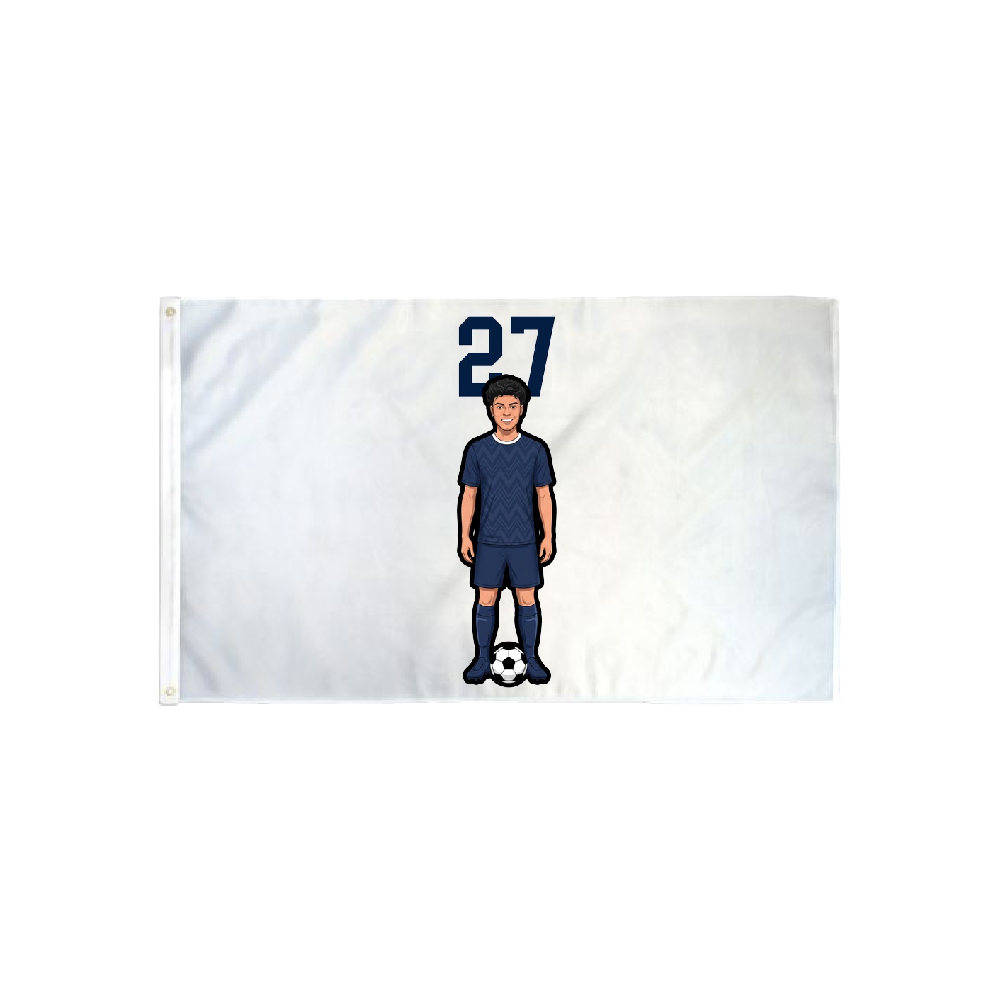 3x5 Flag — Number Top in Classic