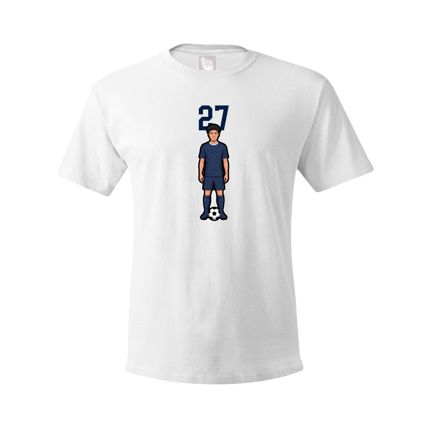 Tee — Number Top in White