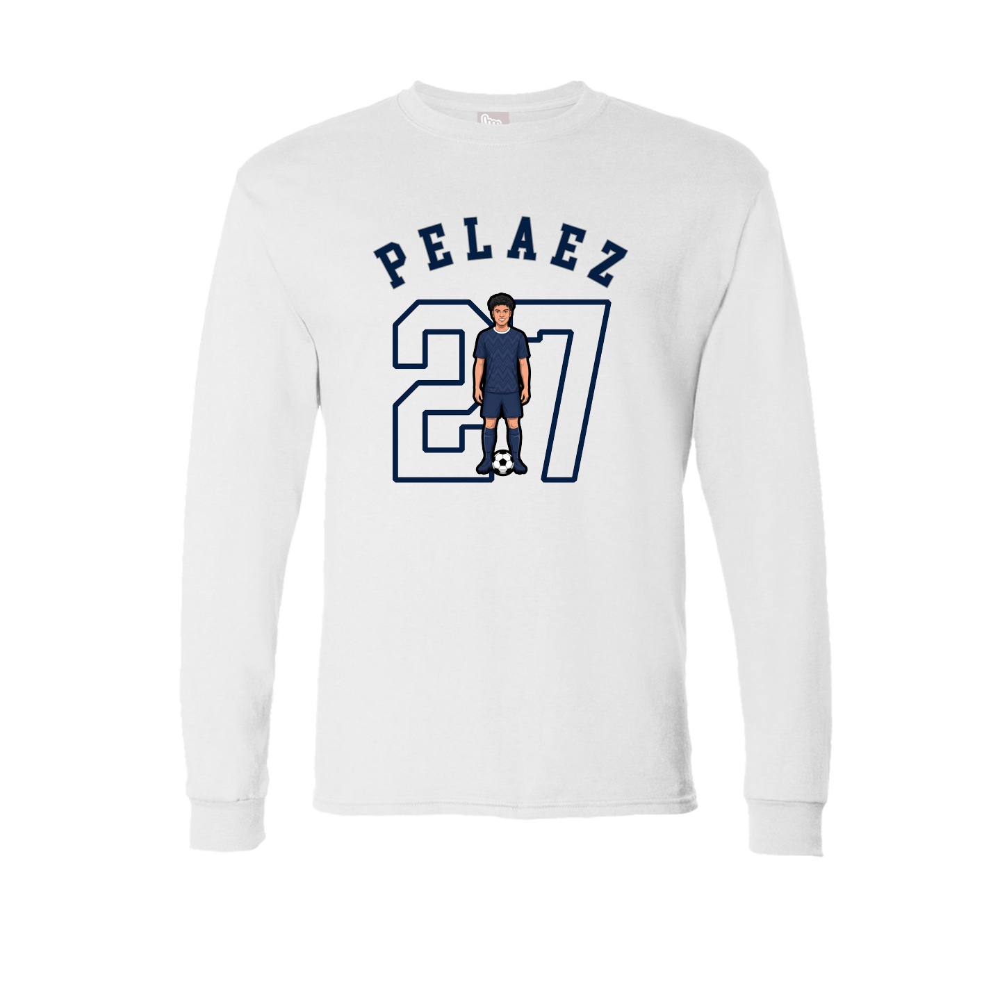Long Sleeve Tee — Shirsey Arch in White