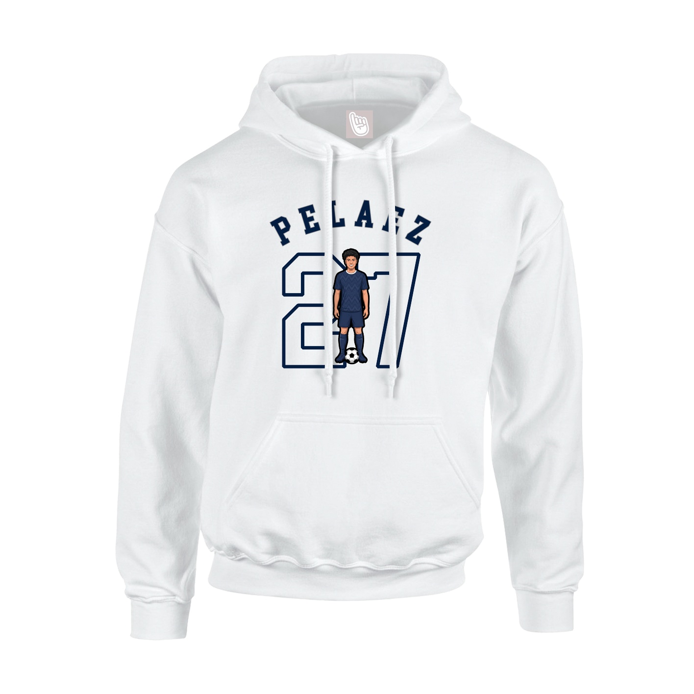 Hoodie — Shirsey Arch in White