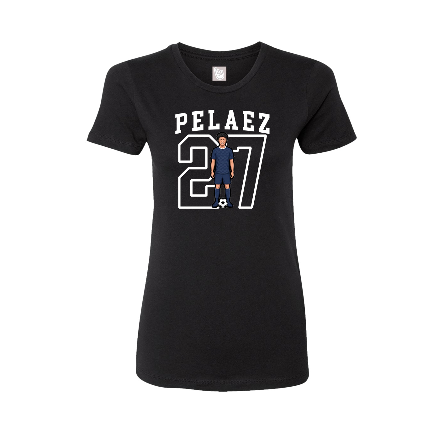 Fitted Women's Tee — Shirsey in Black