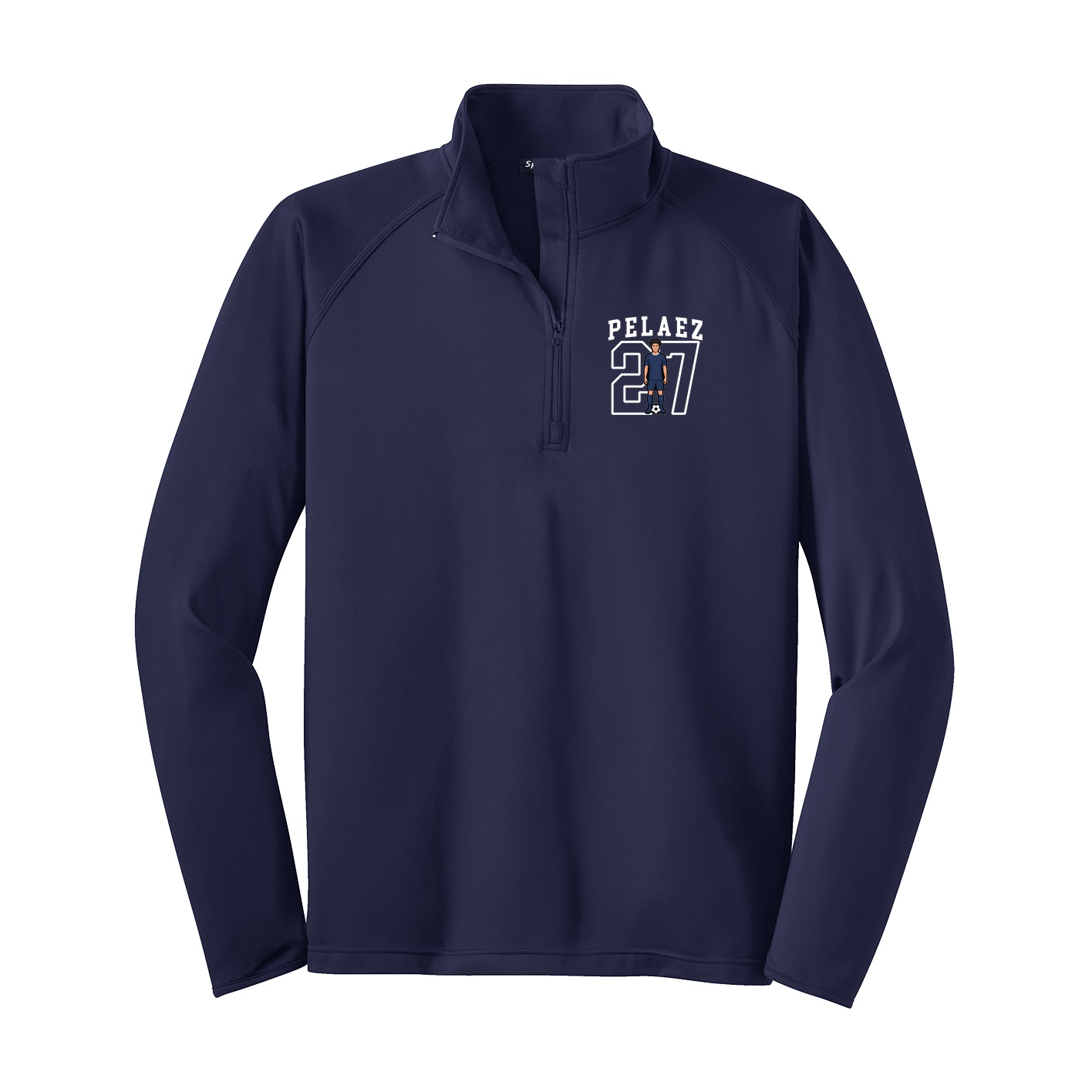 Q-Zip Pullover — Shirsey in Navy