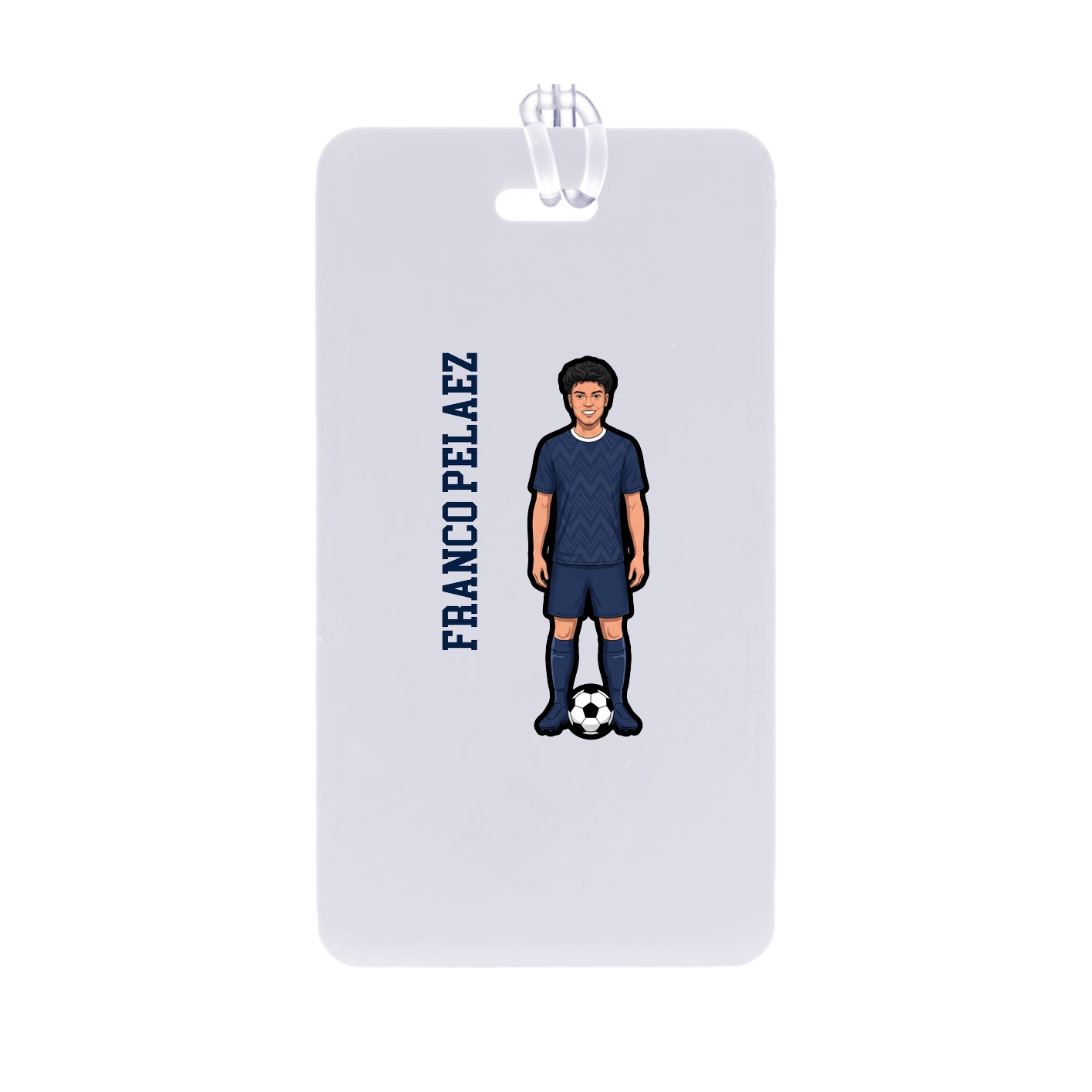 Bag Tag — Name Vertical in Classic