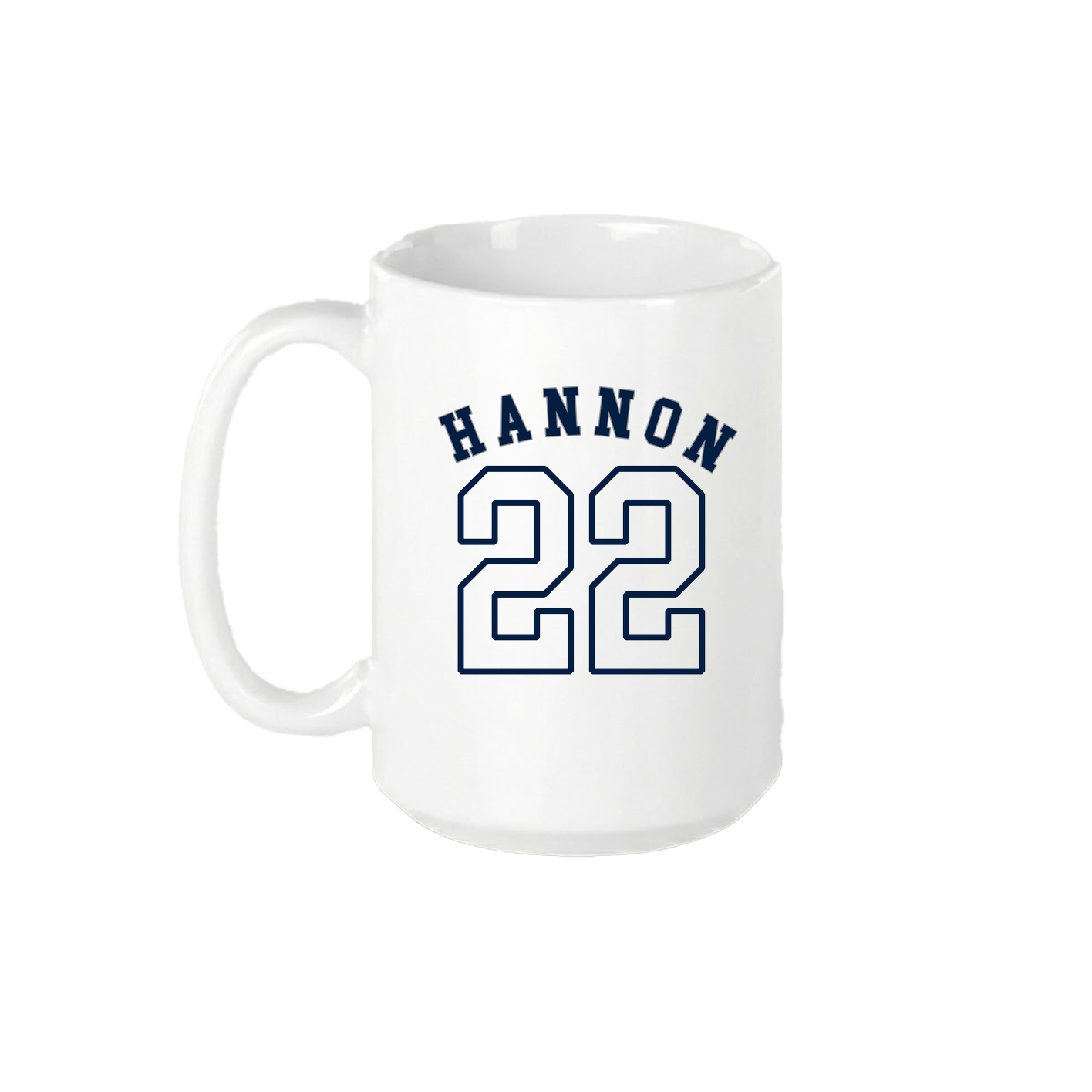 15oz Coffee Mug — Shirsey Arch in White