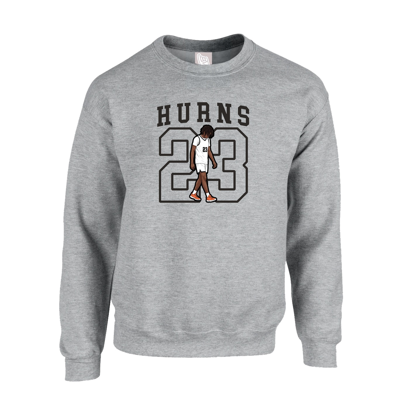 Fleece Crew — Shirsey in Grey