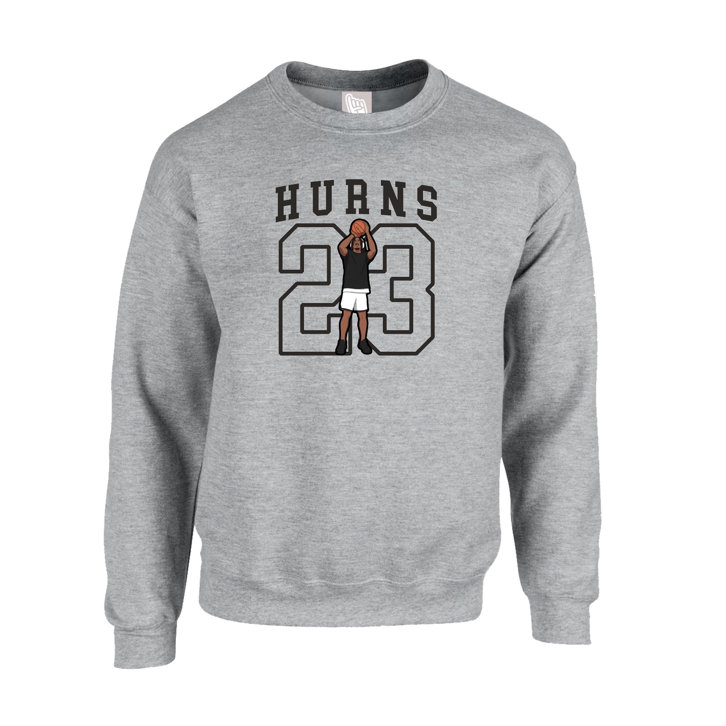 Fleece Crew — Shirsey in Grey