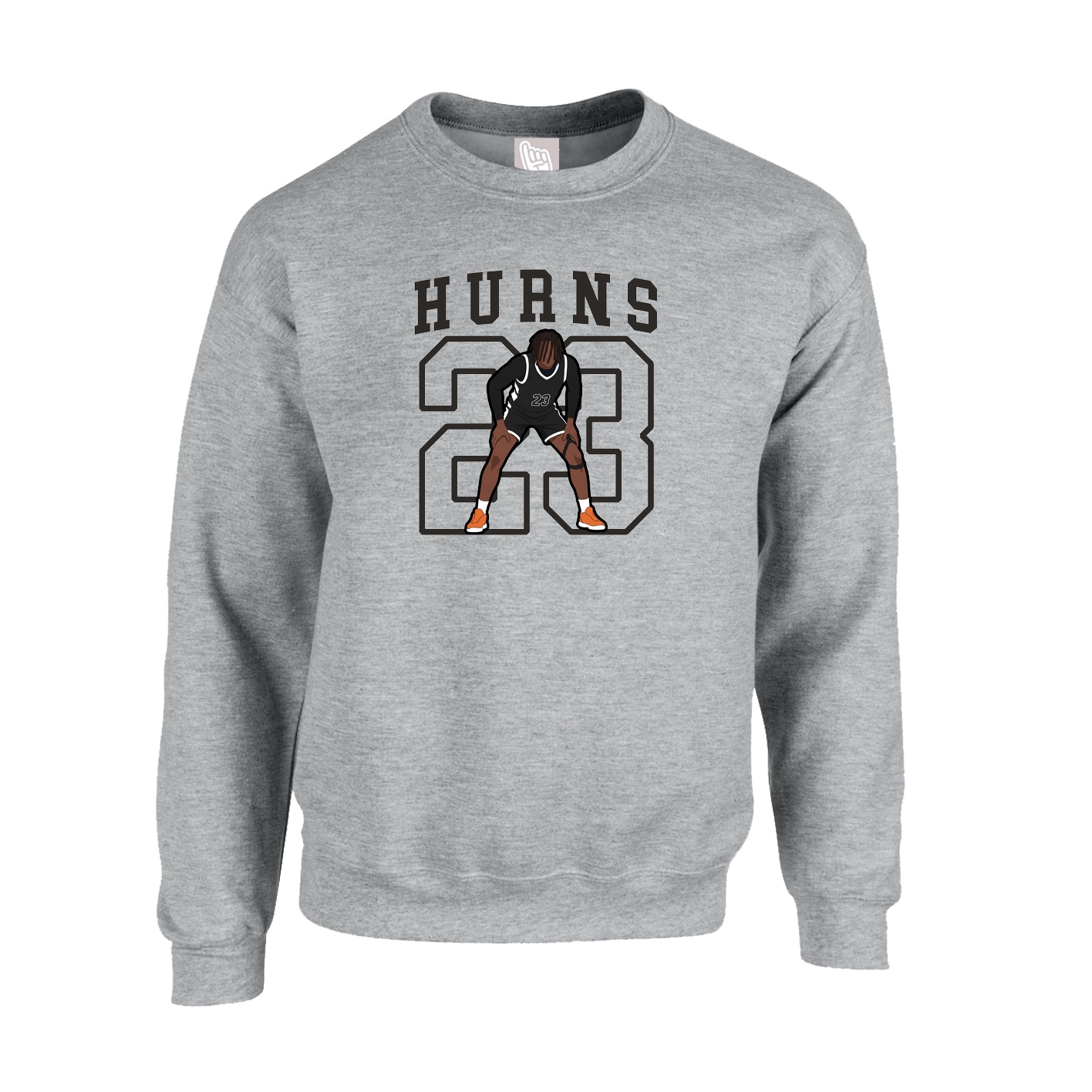 Fleece Crew — Shirsey in Grey