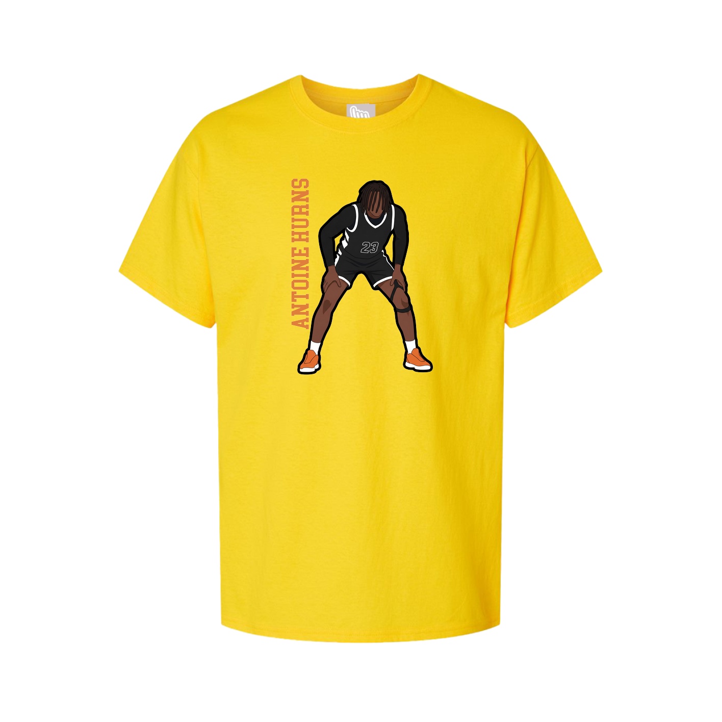 Tee — Name Vertical in Gold