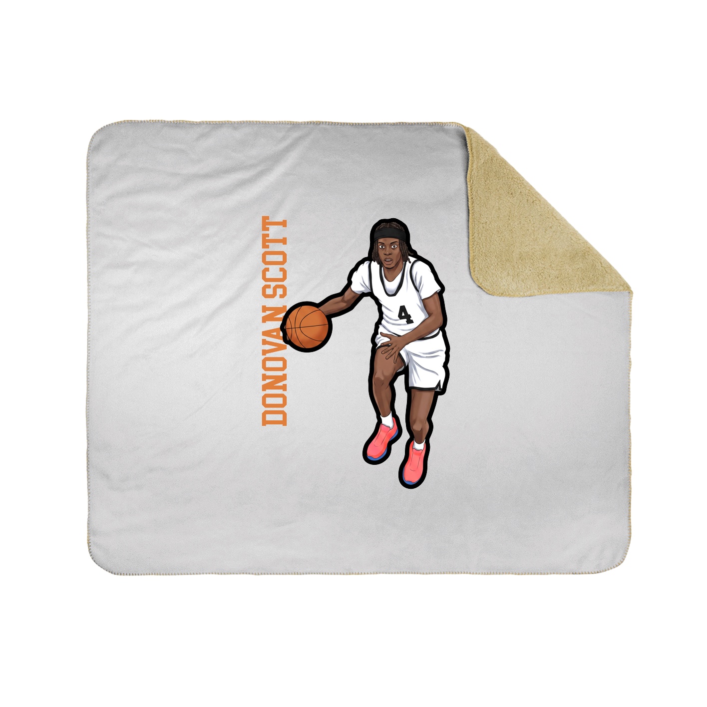 50x60 Sherpa Lined Throw Blanket