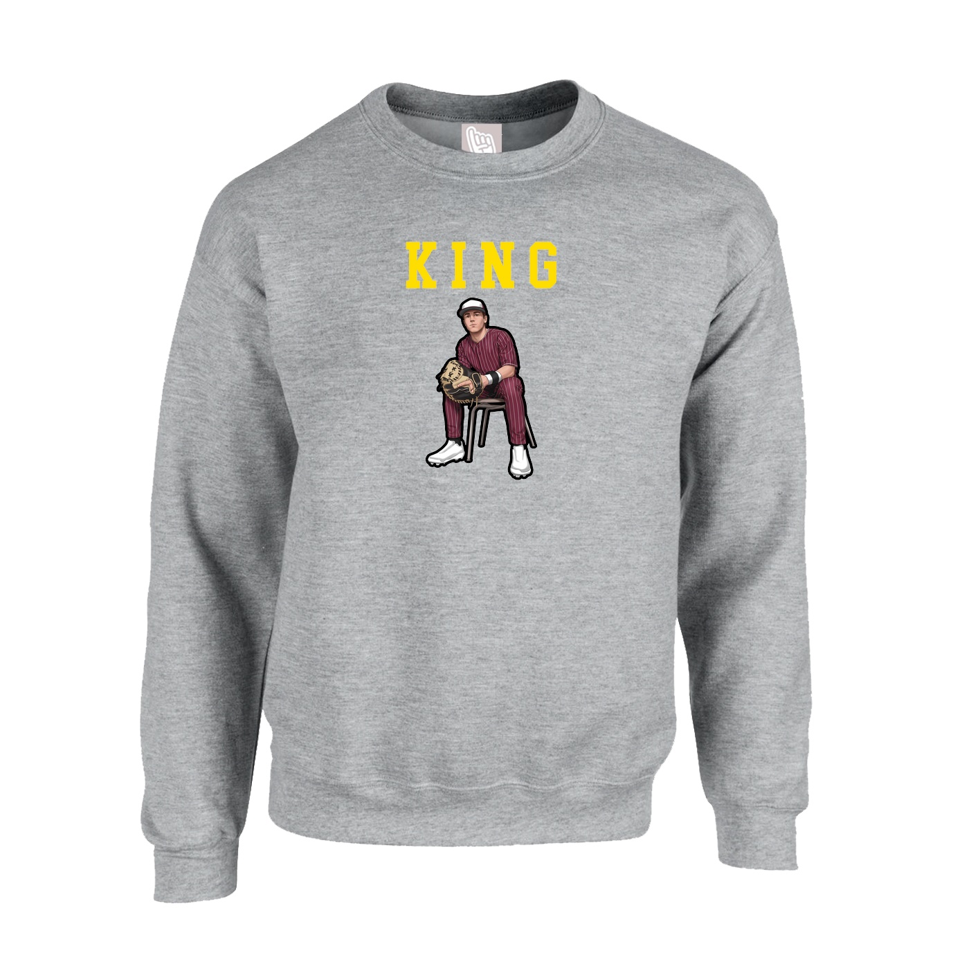 Fleece Crew — Shirsey in Grey