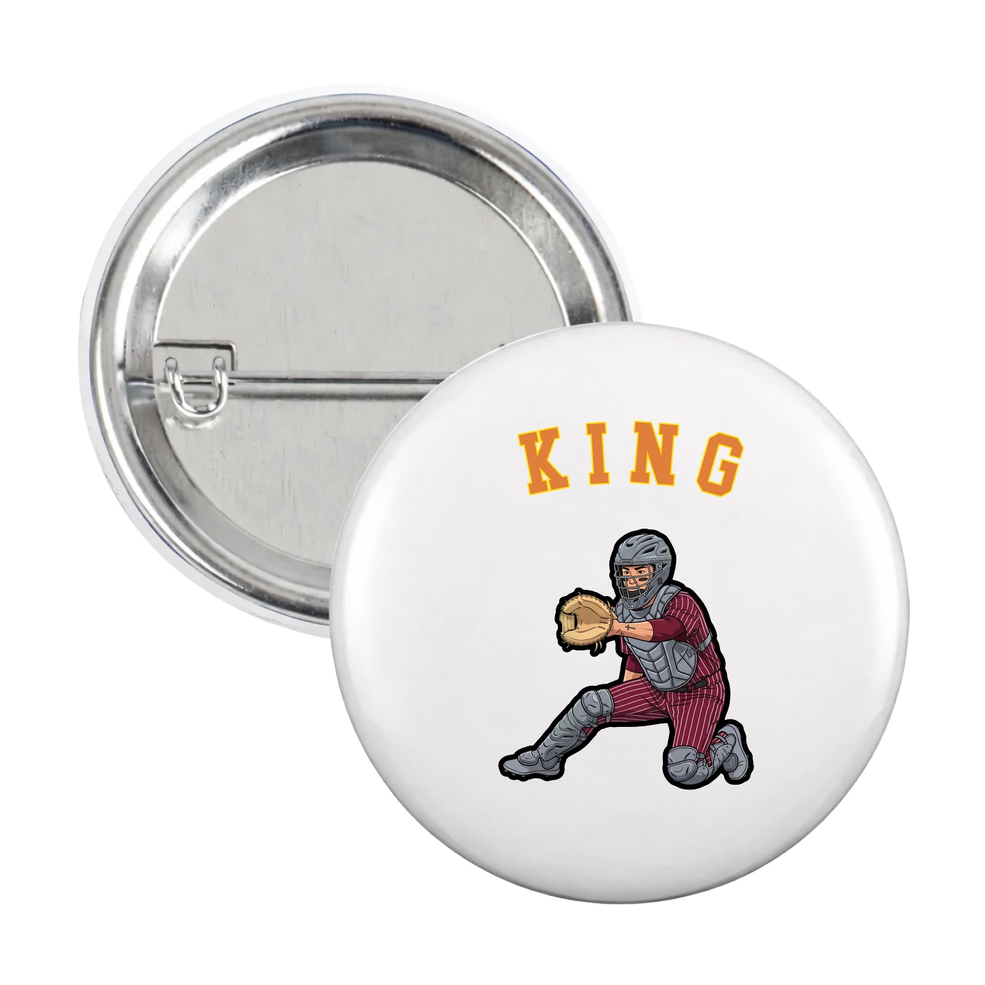 Game Day Button — Shirsey Arch in White