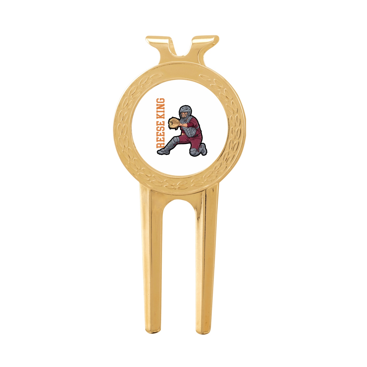 Divot Tool with Ball Marker — Name Vertical in Classic