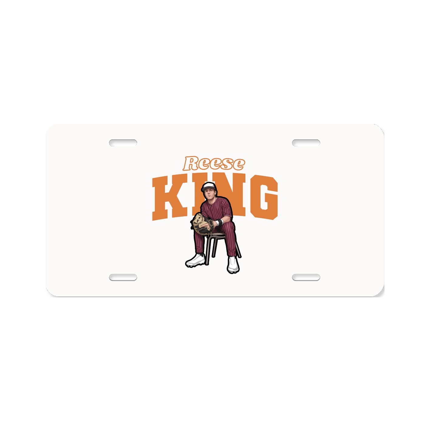 License Plate — Name Arch in Classic