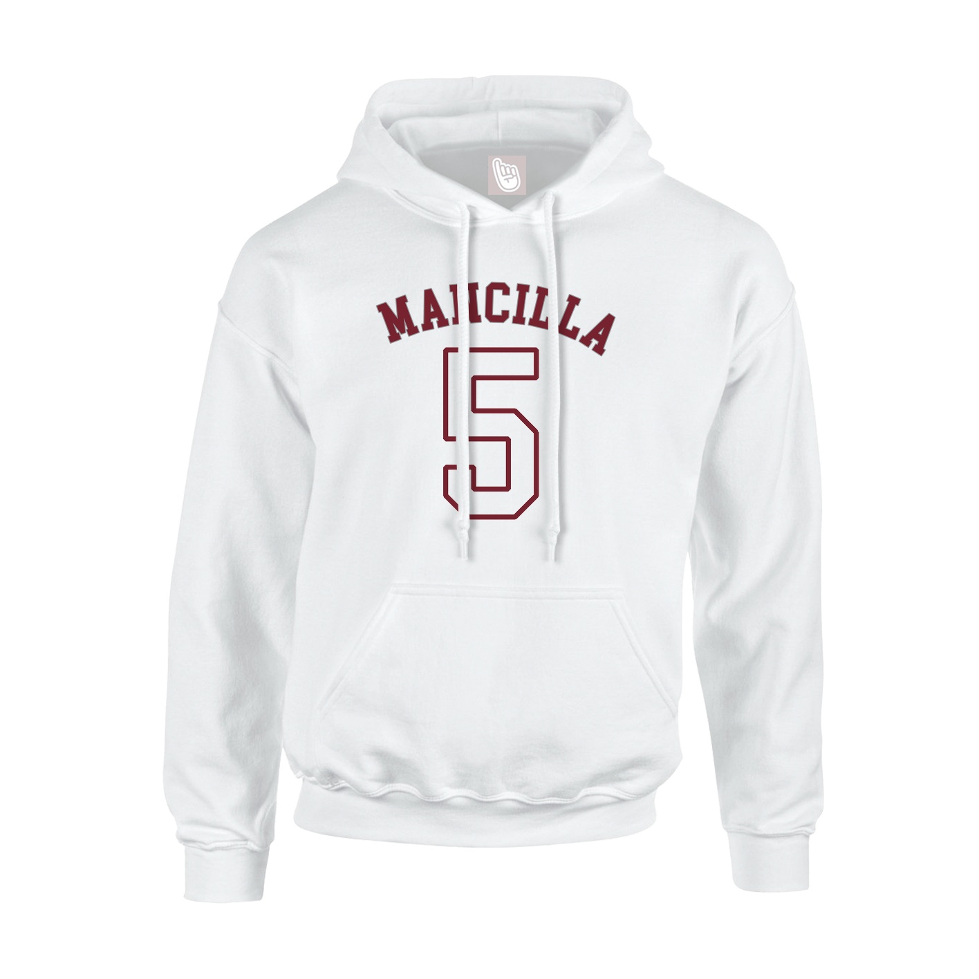 Youth Hoodie — Shirsey Arch in White