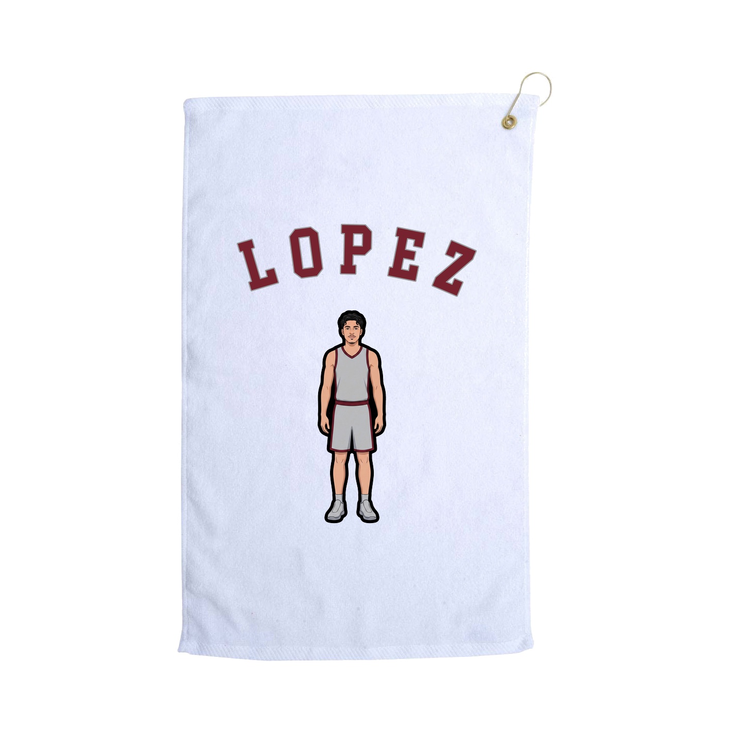 Golf Towel — Shirsey Arch in White