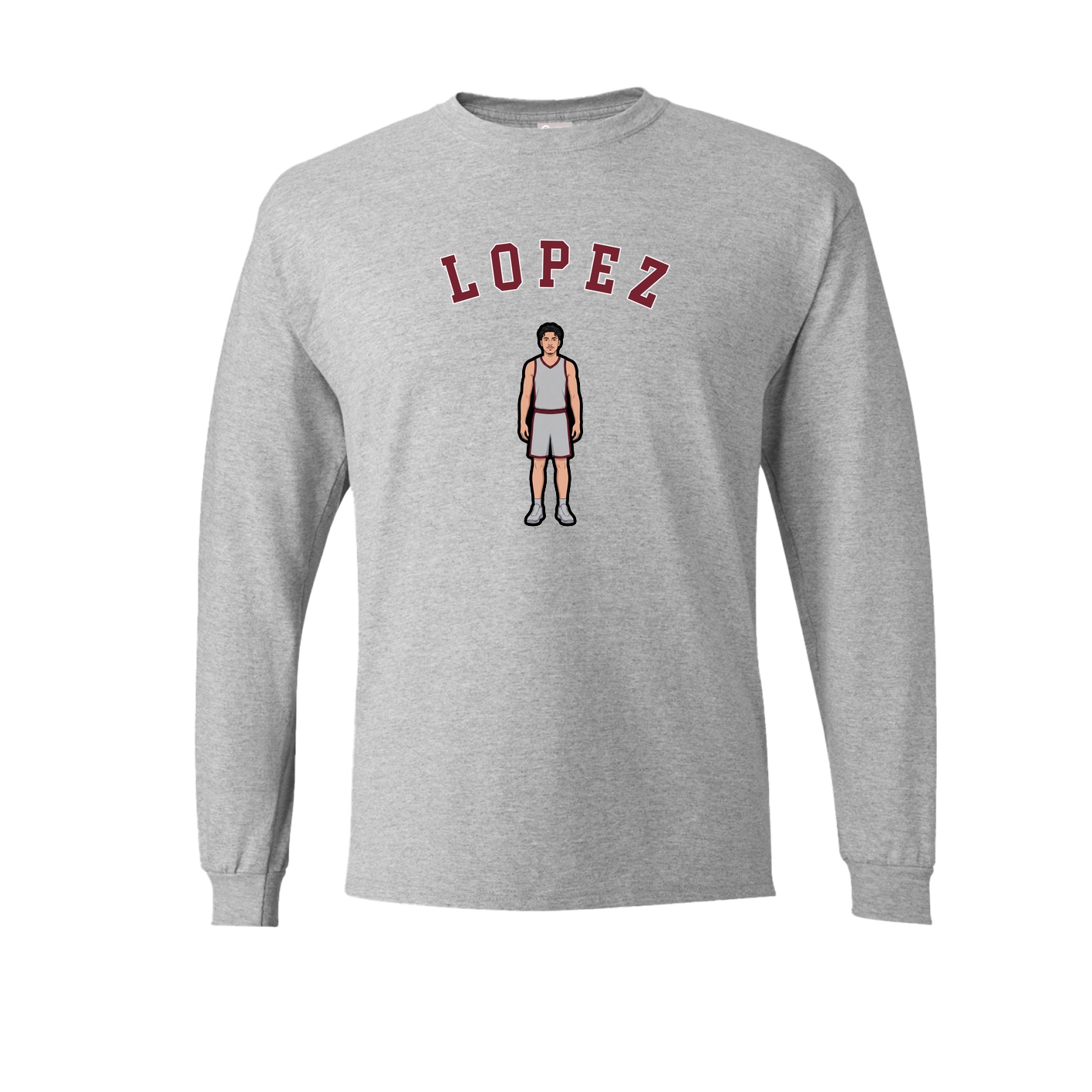 Long Sleeve Tee — Shirsey Arch in Grey