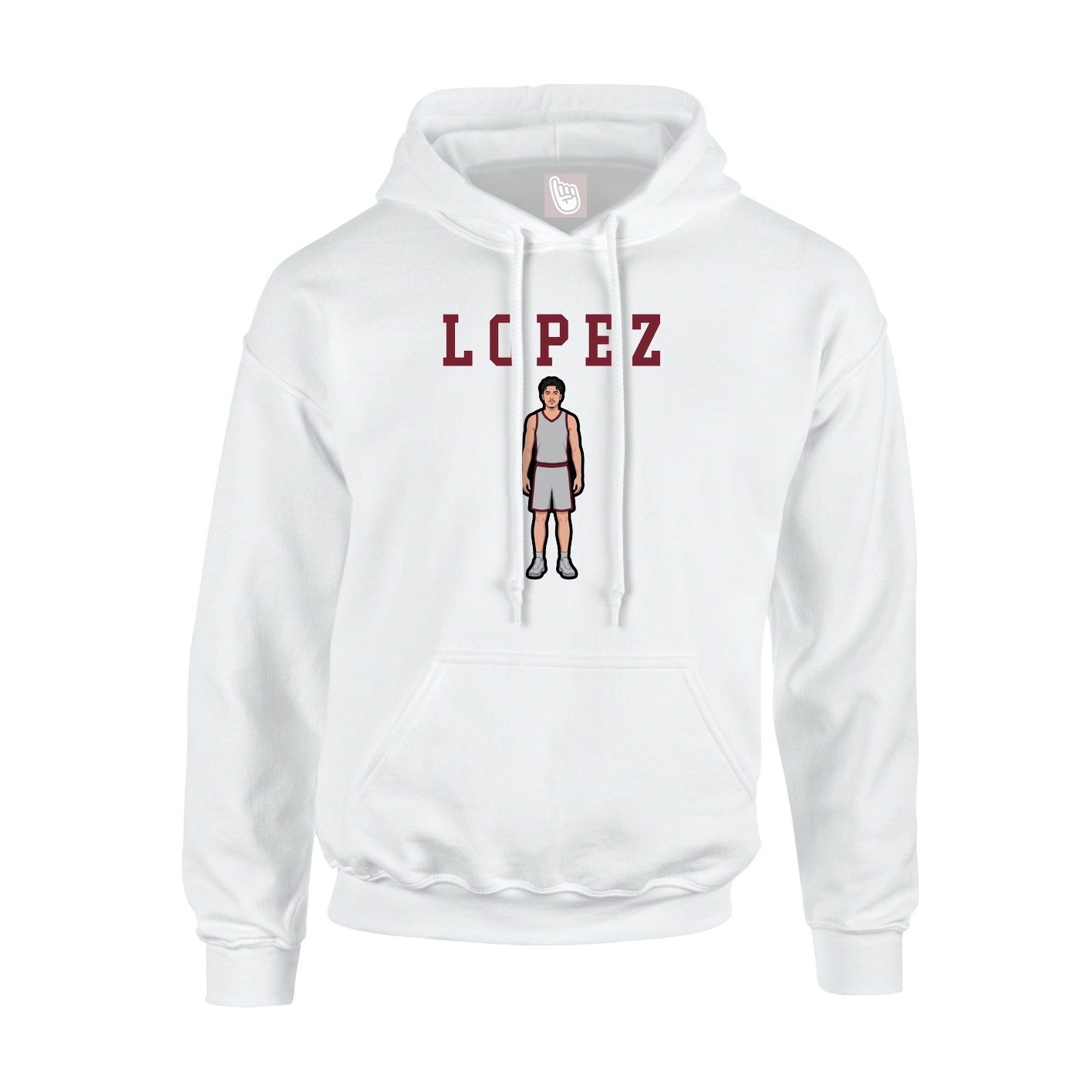 Hoodie — Shirsey in White