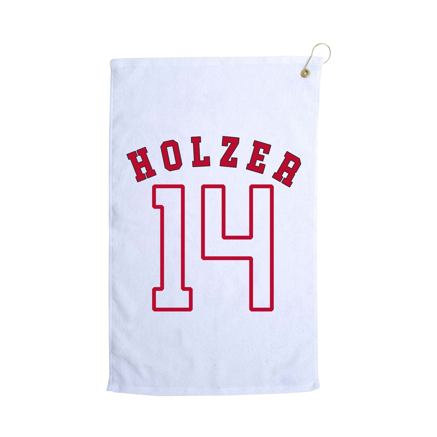 Golf Towel — Shirsey Arch in White