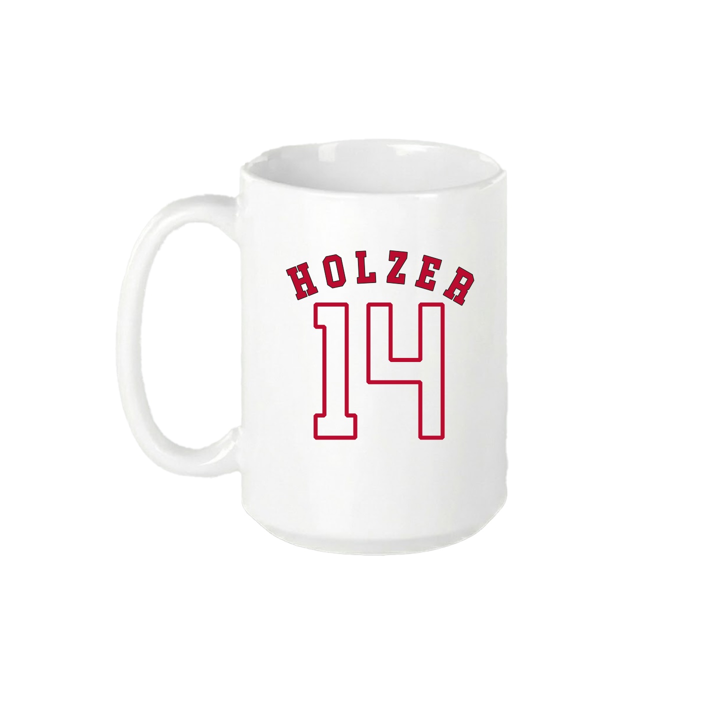 15oz Coffee Mug — Shirsey Arch in White