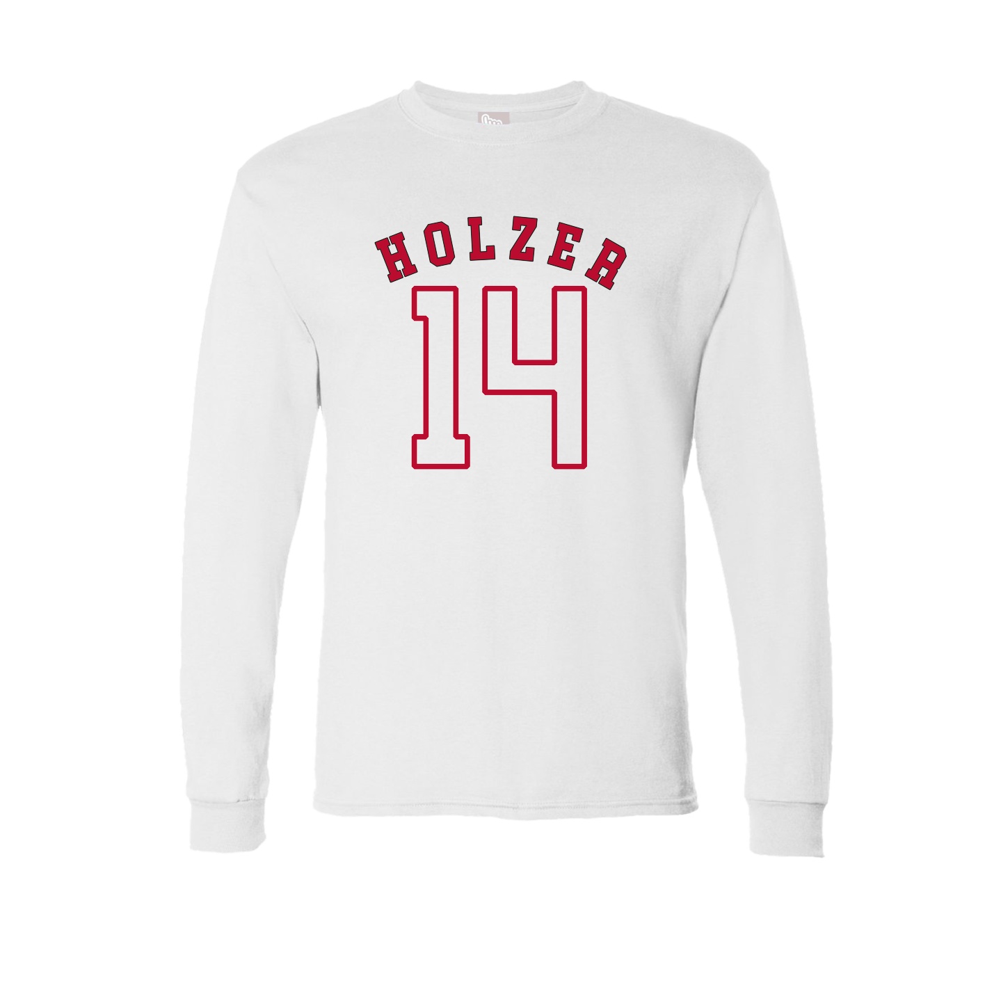 Long Sleeve Tee — Shirsey Arch in White